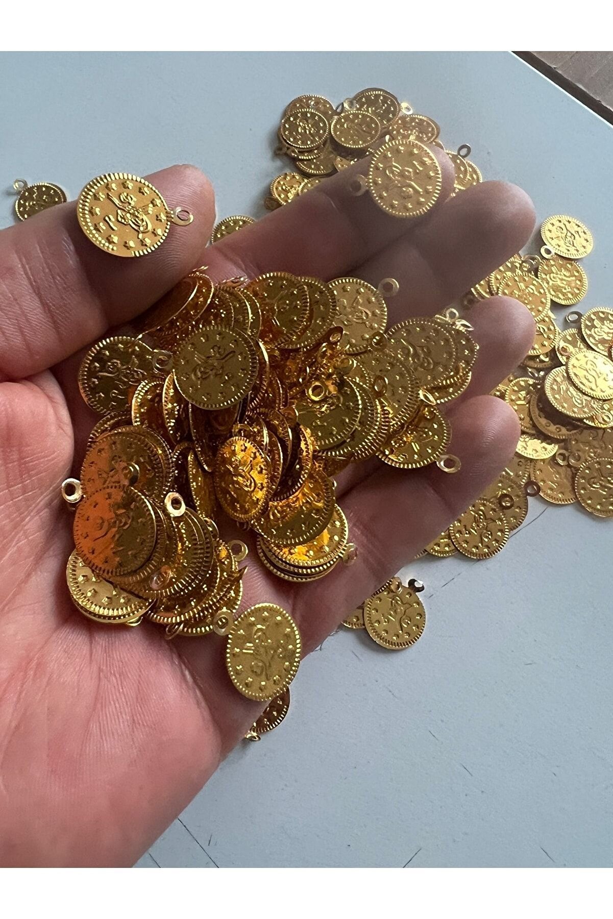 Ai̇rbrush Tattoo Dekorati̇f Yapay Osmanlı Penez Parası 250 Adet Bi̇rden