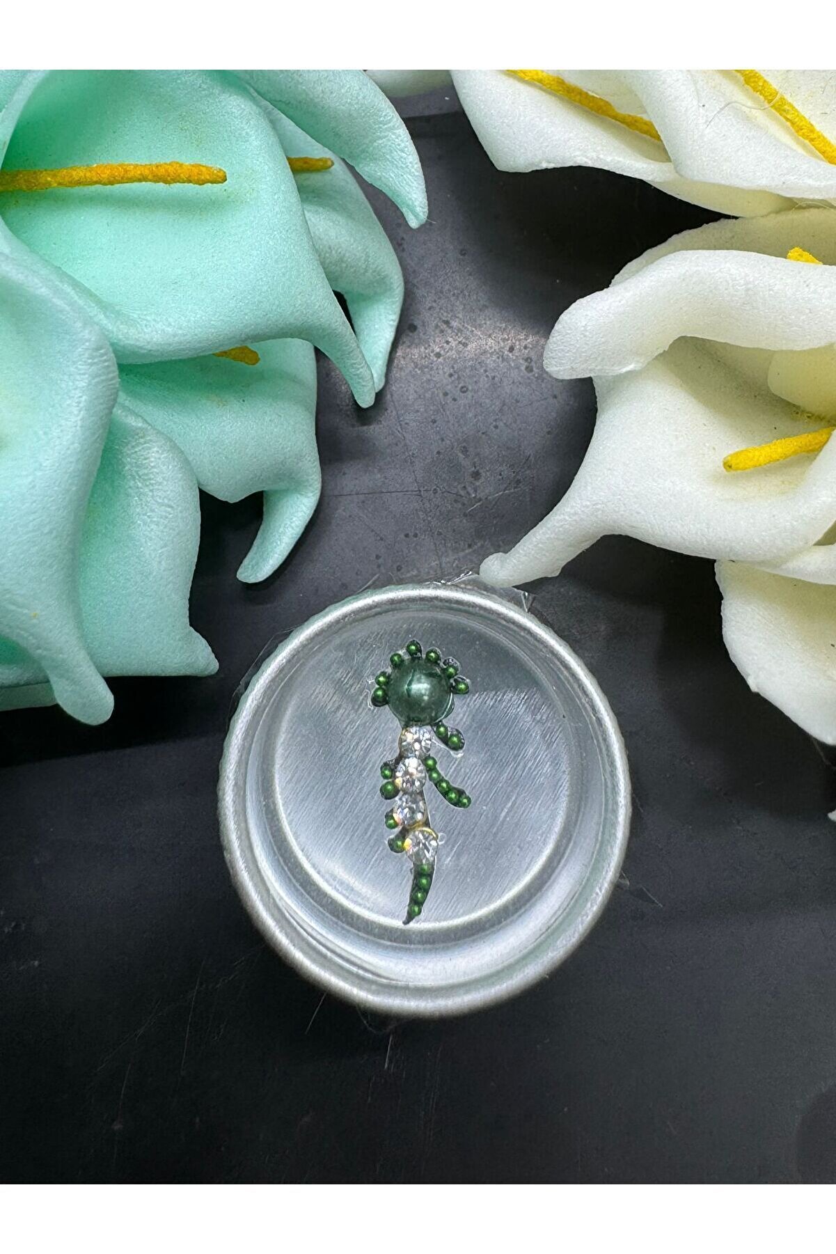 Ai̇rbrush Tattoo Yüz Taşı Face Gems Yapışkan Burun Parmak Hızma Model37