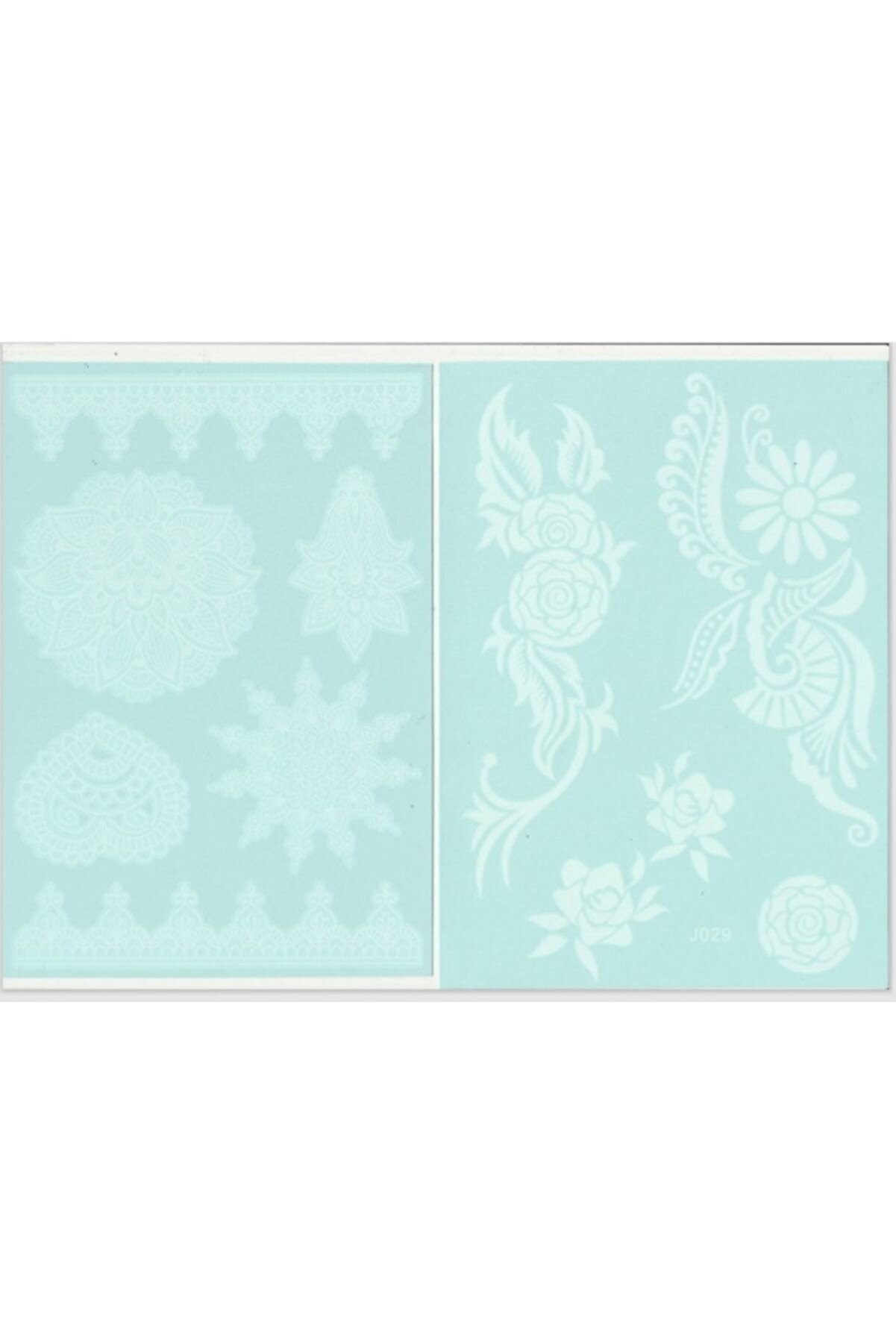 Ai̇rbrush Tattoo Beyaz Kına Geli̇n Dövmesi̇ Model7