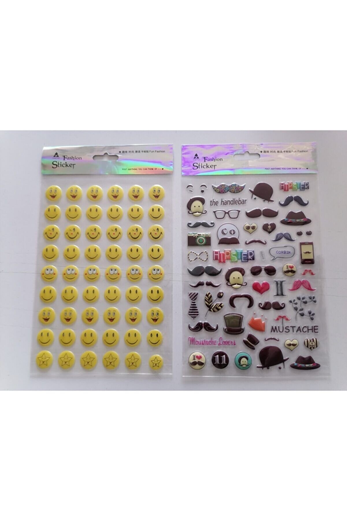 Ai̇rbrush Tattoo Çocuk Oyun Sti̇cker Çıkarma Seti̇ Emoji̇ Ve Bıyık