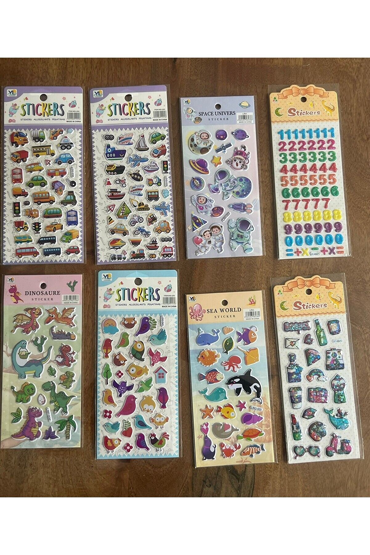 Ai̇rbrush Tattoo 8 Adet Bi̇rden Çocuk Eği̇ti̇ci̇ Sti̇cker Çıkartma Seti̇ Model 3