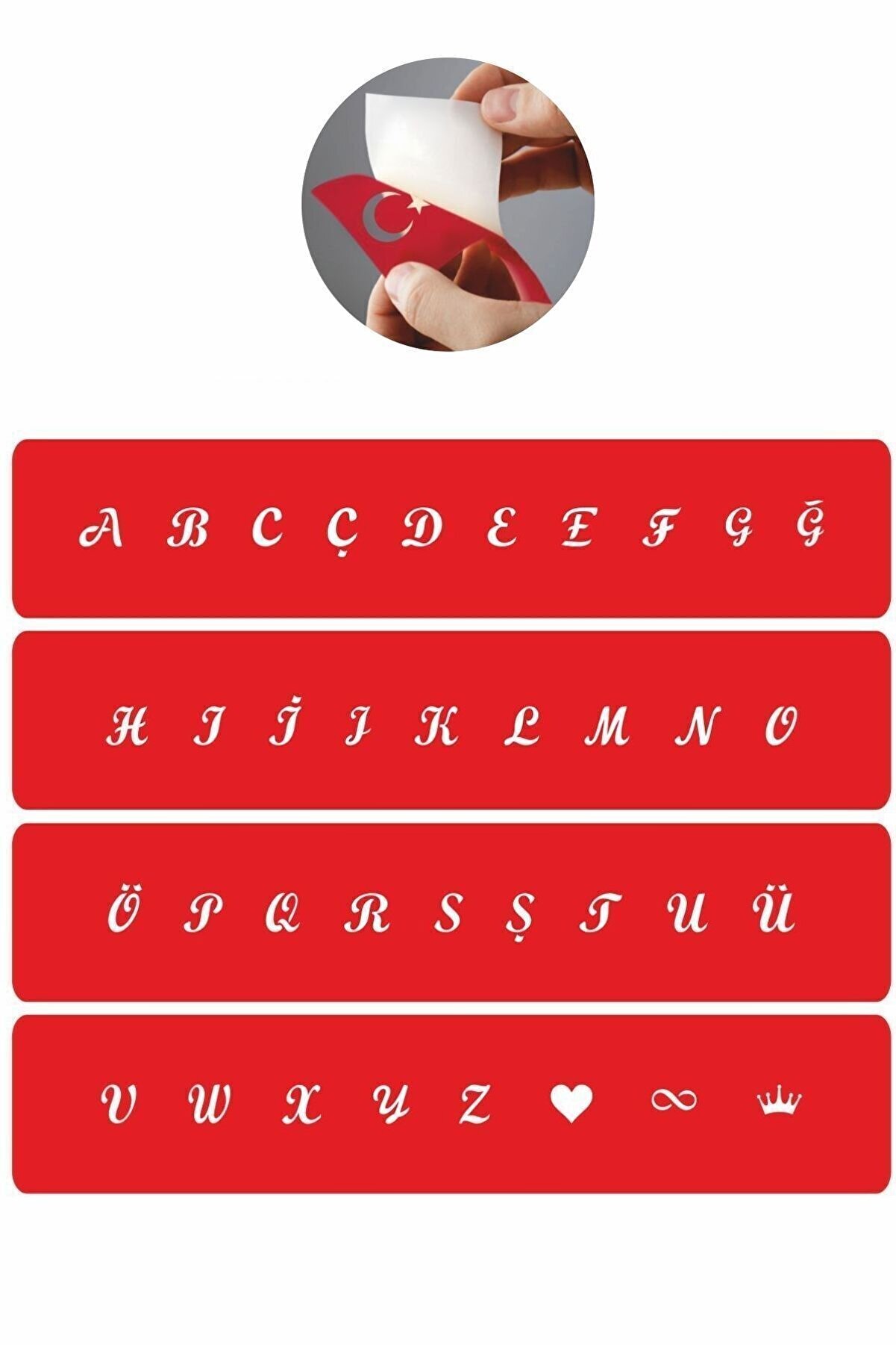 Ai̇rbrush Tattoo Küçük Boy El Yazısı Harf Şablonu Slogan Dövmesi̇