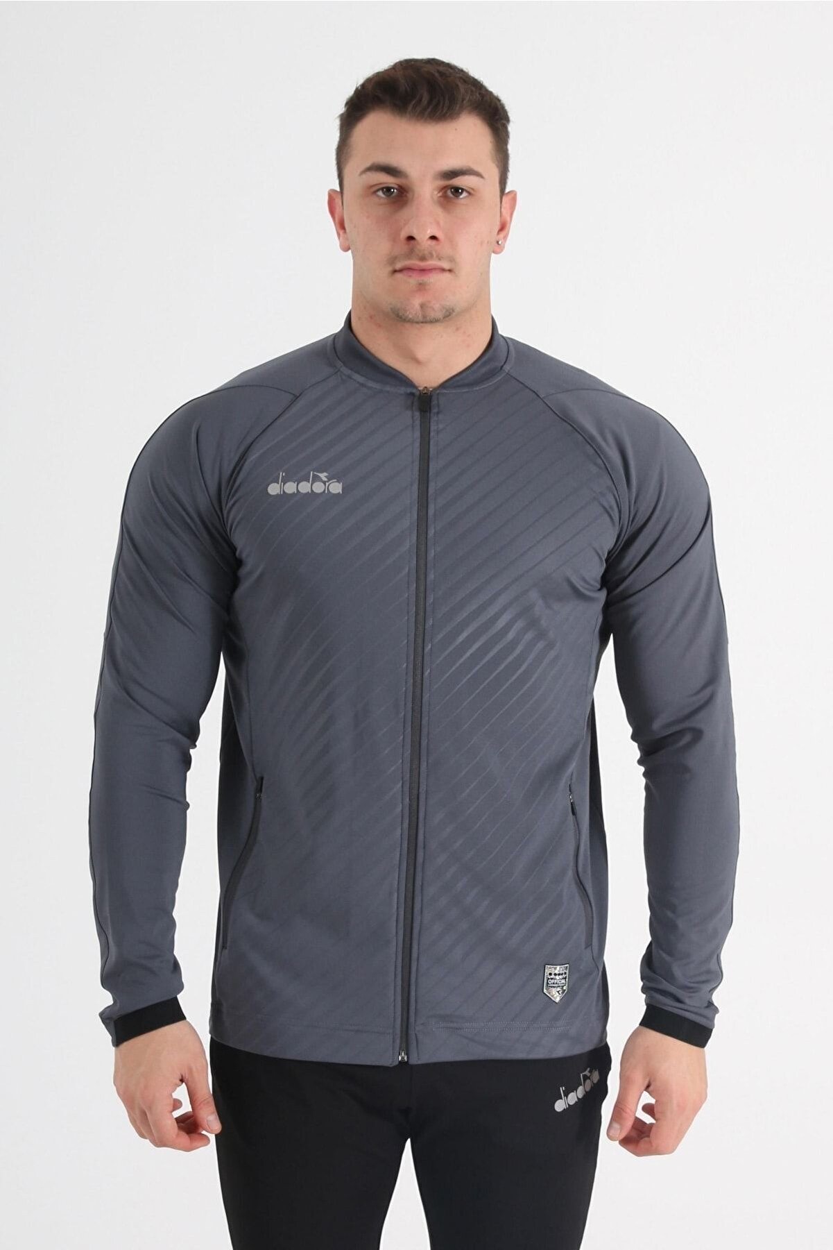 Di̇adora Eli̇te Kamp Eşofmanı Tek Üst Antrasi̇t