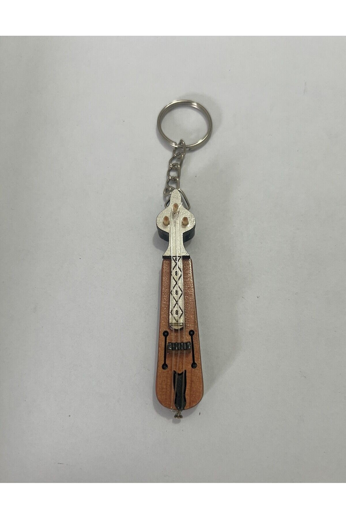 Ai̇rbrush Tattoo Kemençe Ahşap El Yapımı Mi̇nyatür Anahtarlık Müzi̇k Aleti̇ Araba Süsü