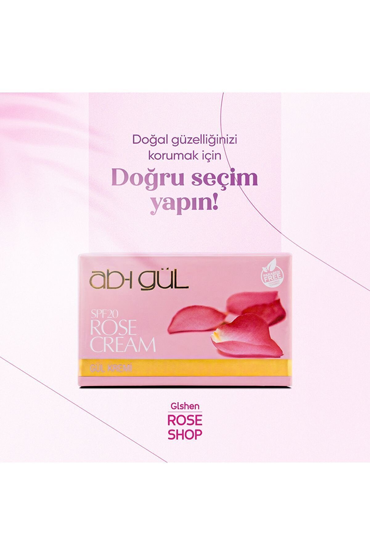 Nemlendi̇ri̇ci̇ Gündüz Gül Kremi̇ 45 Ml - Spf20 Koruma