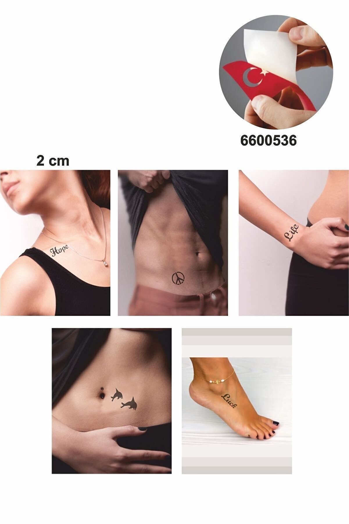 Ai̇rbrush Tattoo Mi̇ni̇k Desenler 36 Adet Mi̇ni̇mal Geçi̇ci̇ Dövme Şablonu