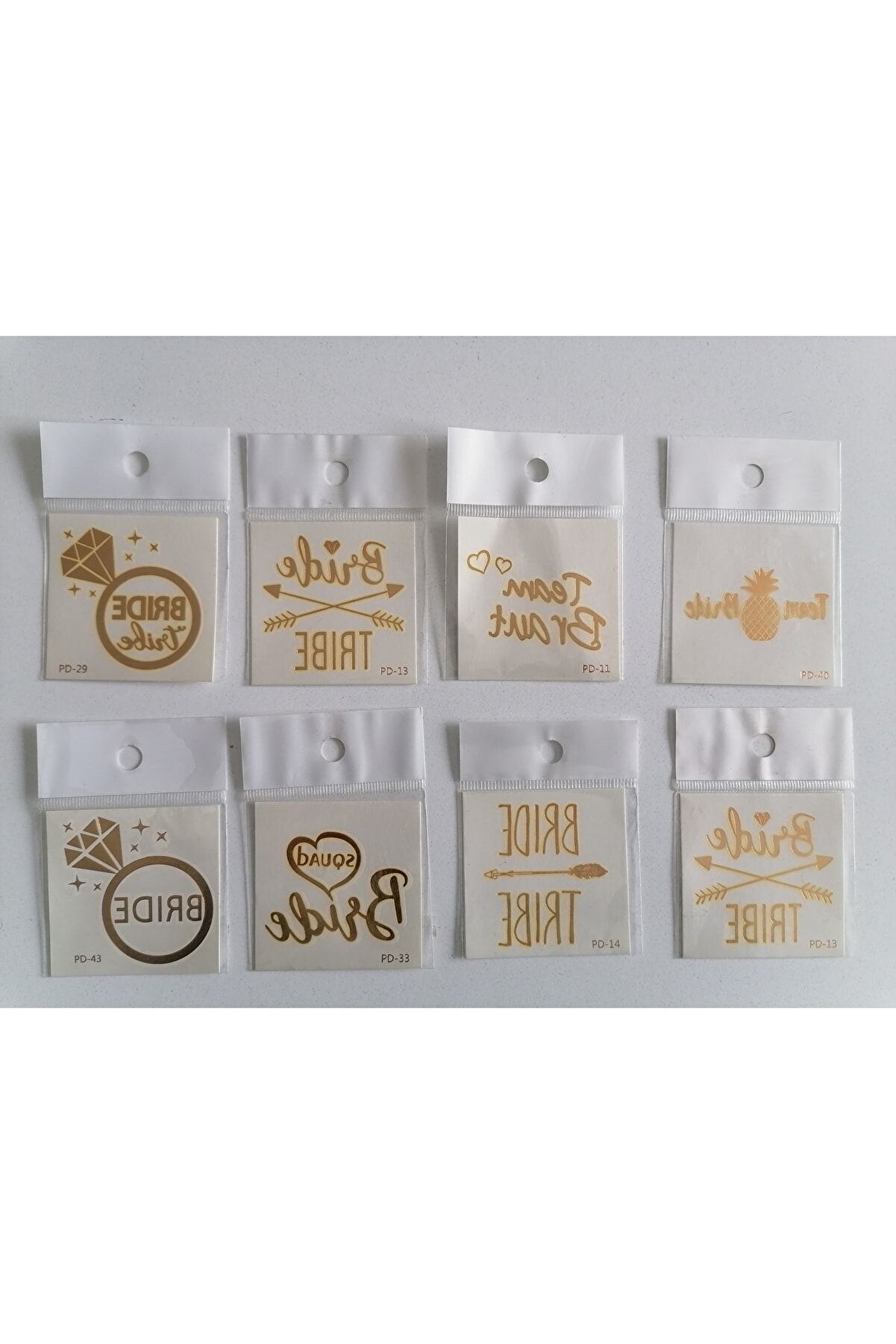 Ai̇rbrush Tattoo Bri̇de D&ouml;vmeleri̇ 8 Adet Bi̇rden Seri̇ 4