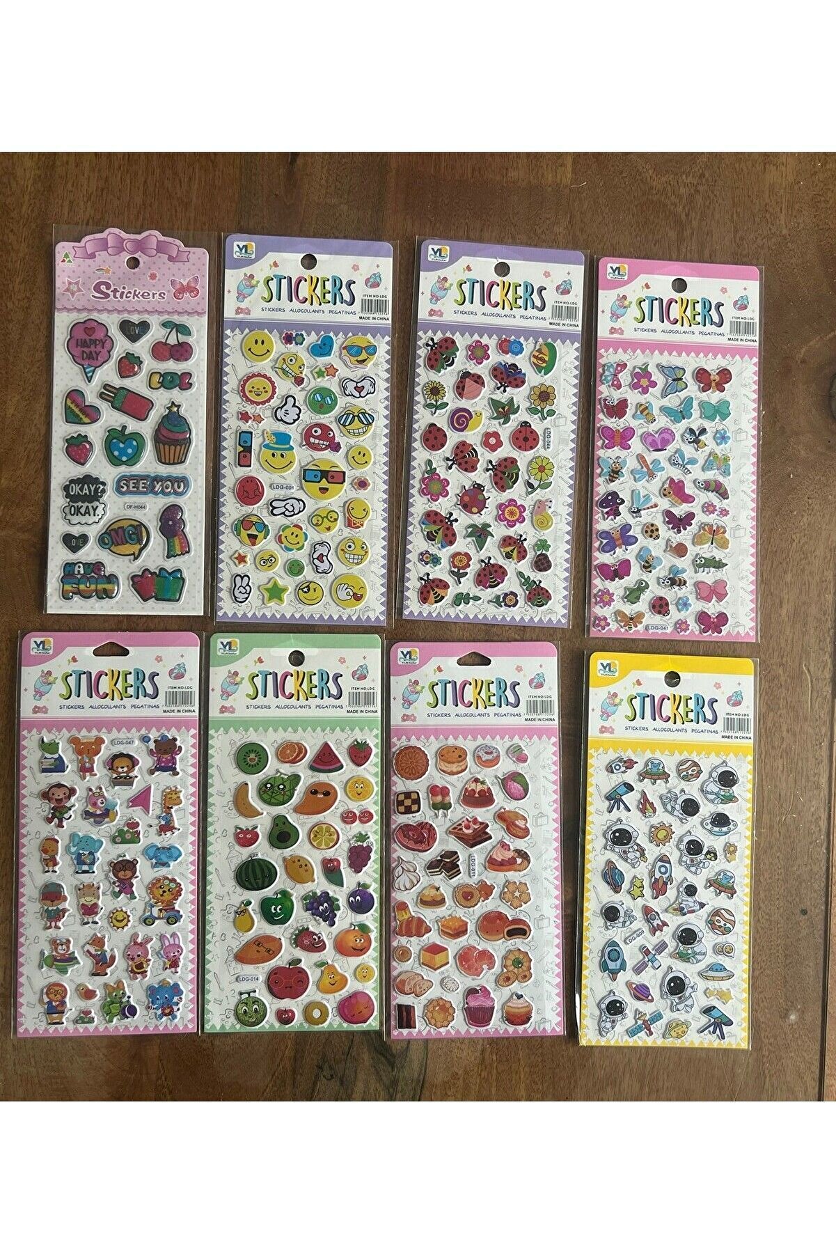 Ai̇rbrush Tattoo 8 Adet Bi̇rden &Ccedil;ocuk Eği̇ti̇ci̇ Sti̇cker &Ccedil;ıkartma Seti̇ Model 6