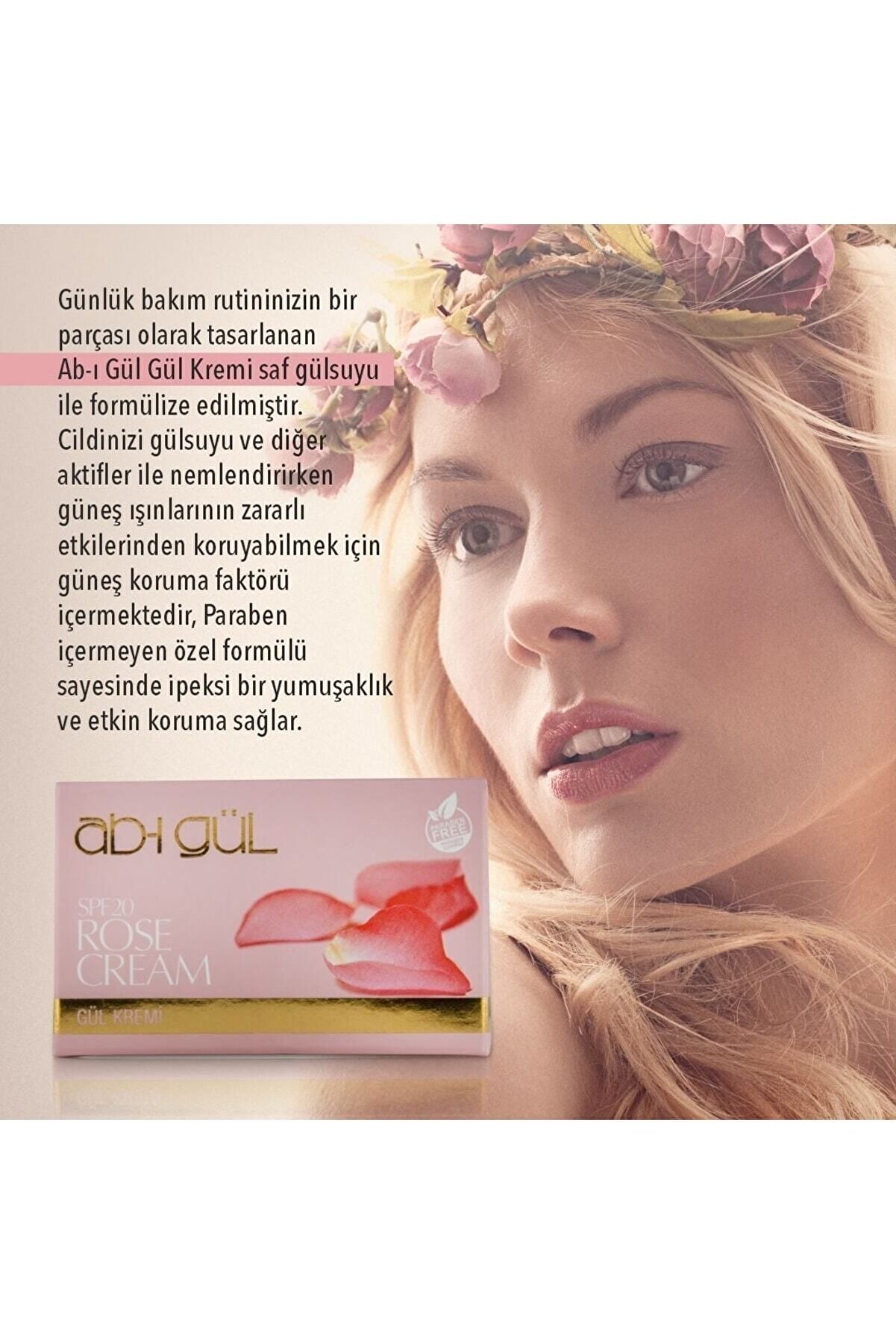 Nemlendi̇ri̇ci̇ Gündüz Gül Kremi̇ 45 Ml - Spf20 Koruma