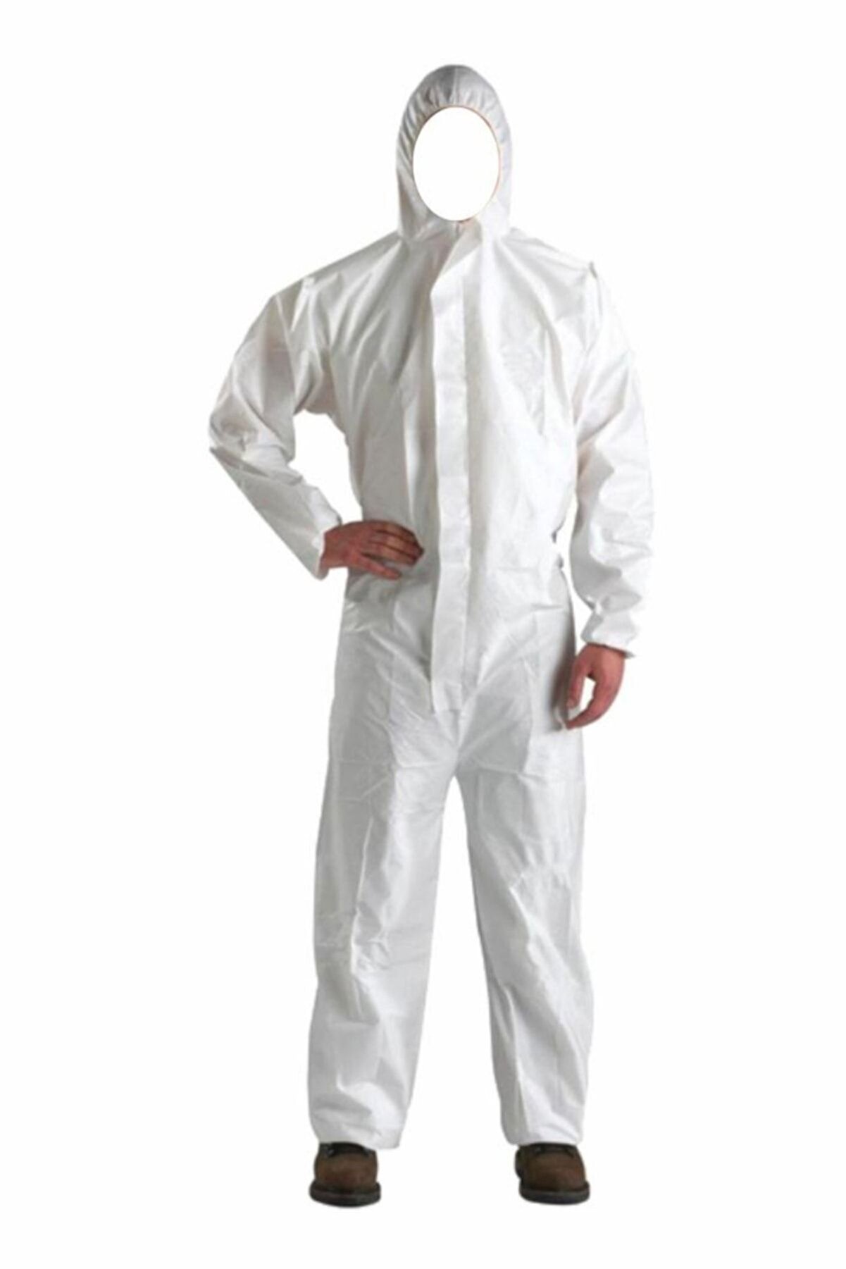 mege Tek Kullanımlık Lamineli Tulum 60 Gr - Sıvı Geçirmez Kullan At Tulum 50 Adet