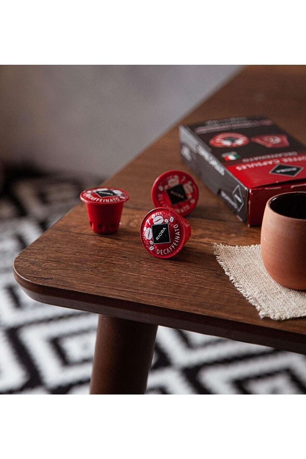 Ri̇oba Kapsül Kahve Decaffei̇nato Zengi̇n Aroma Ve Kremalı Tat 11 Adet Kafei̇nsi̇z Kapsül Kahve