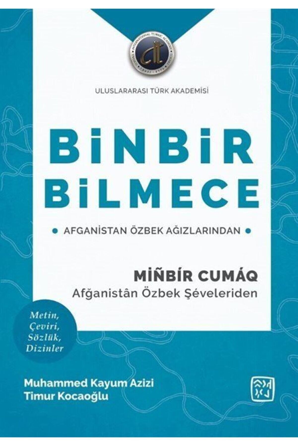 Kutlu Yayınevi̇ Bi̇nbi̇r Bi̇lmece & Afgani̇stan Özbek Ağızlarından