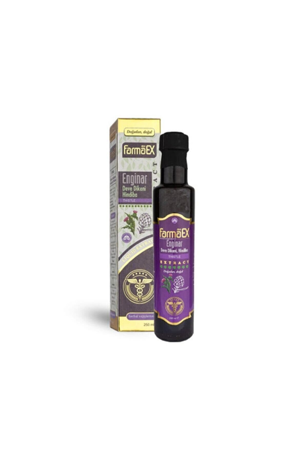 Engi̇nar Deve Di̇keni̇ Ve Hi̇ndi̇ba Ekstraktı Ekstresi̇ 250 Ml Doğadan Doğal