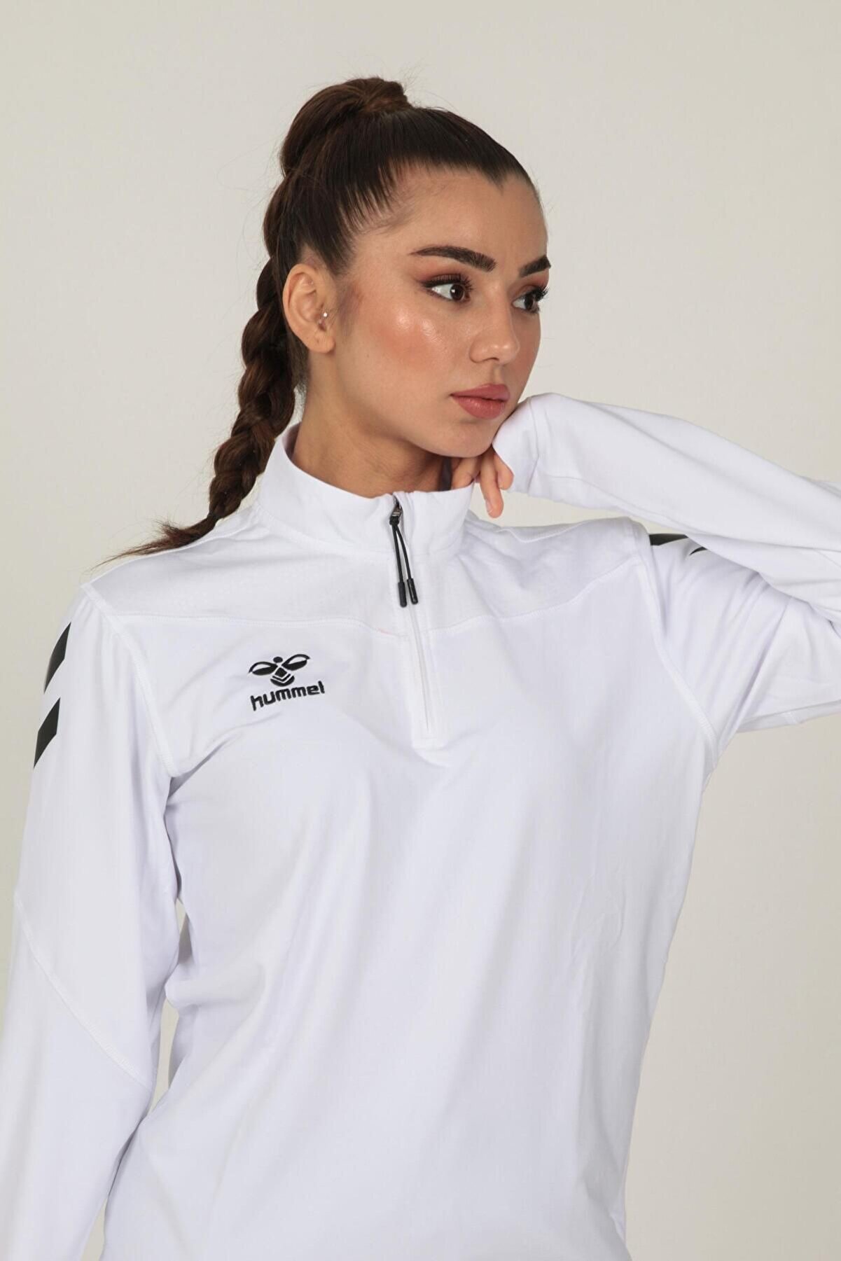 Hummel Oregon Antrenman Eşofman Üstü Beyaz