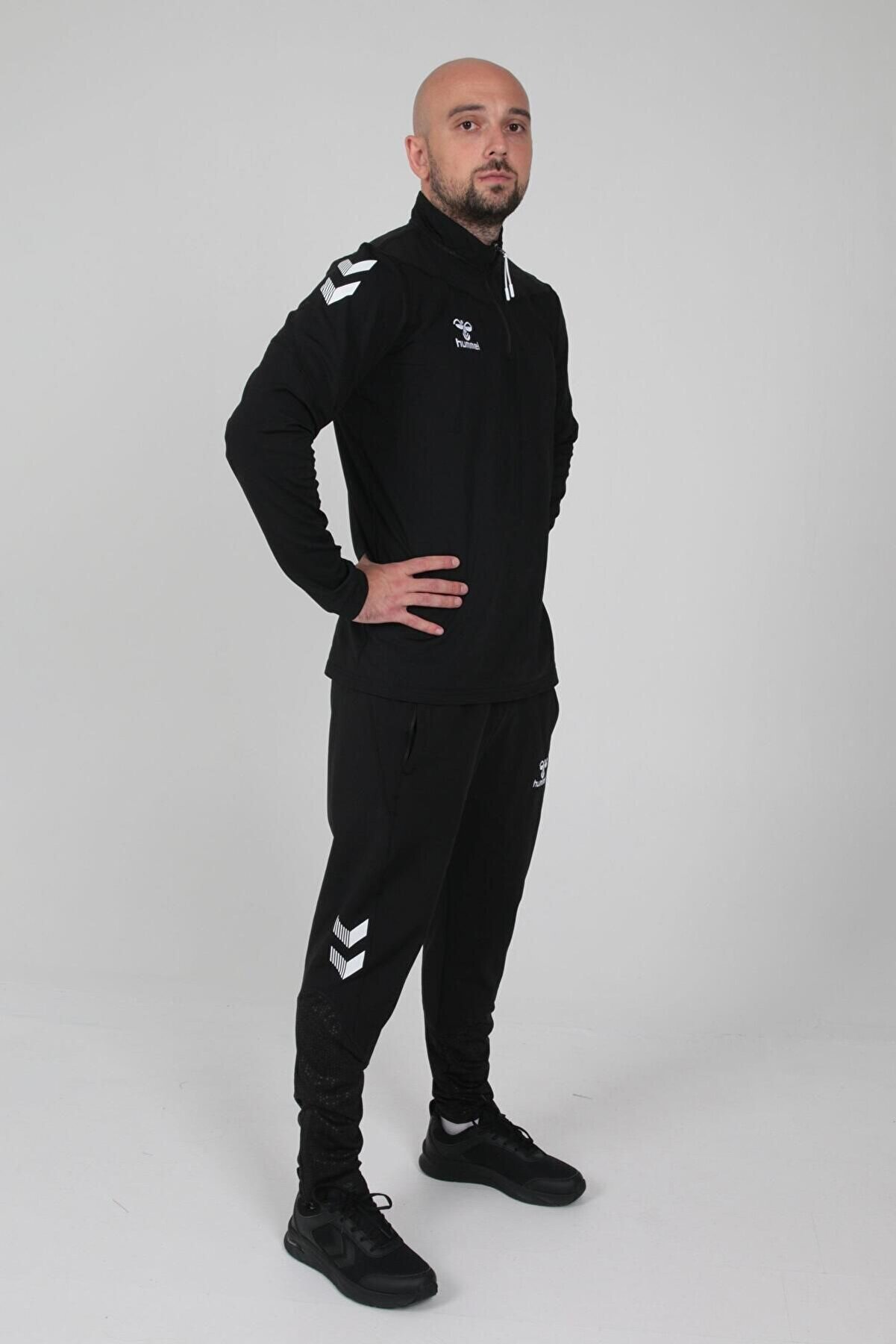 Hummel Oregon Antrenman Eşofman Üstü Si̇yah