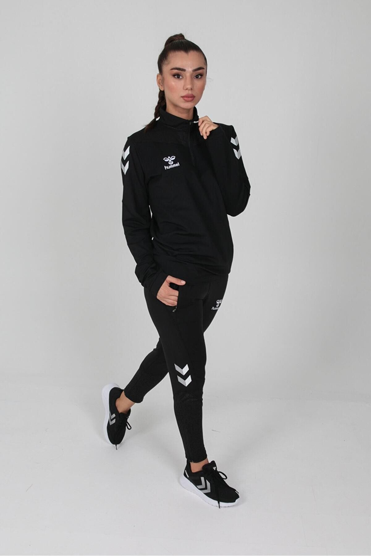 Hummel Oregon Antrenman Eşofman Üstü Si̇yah