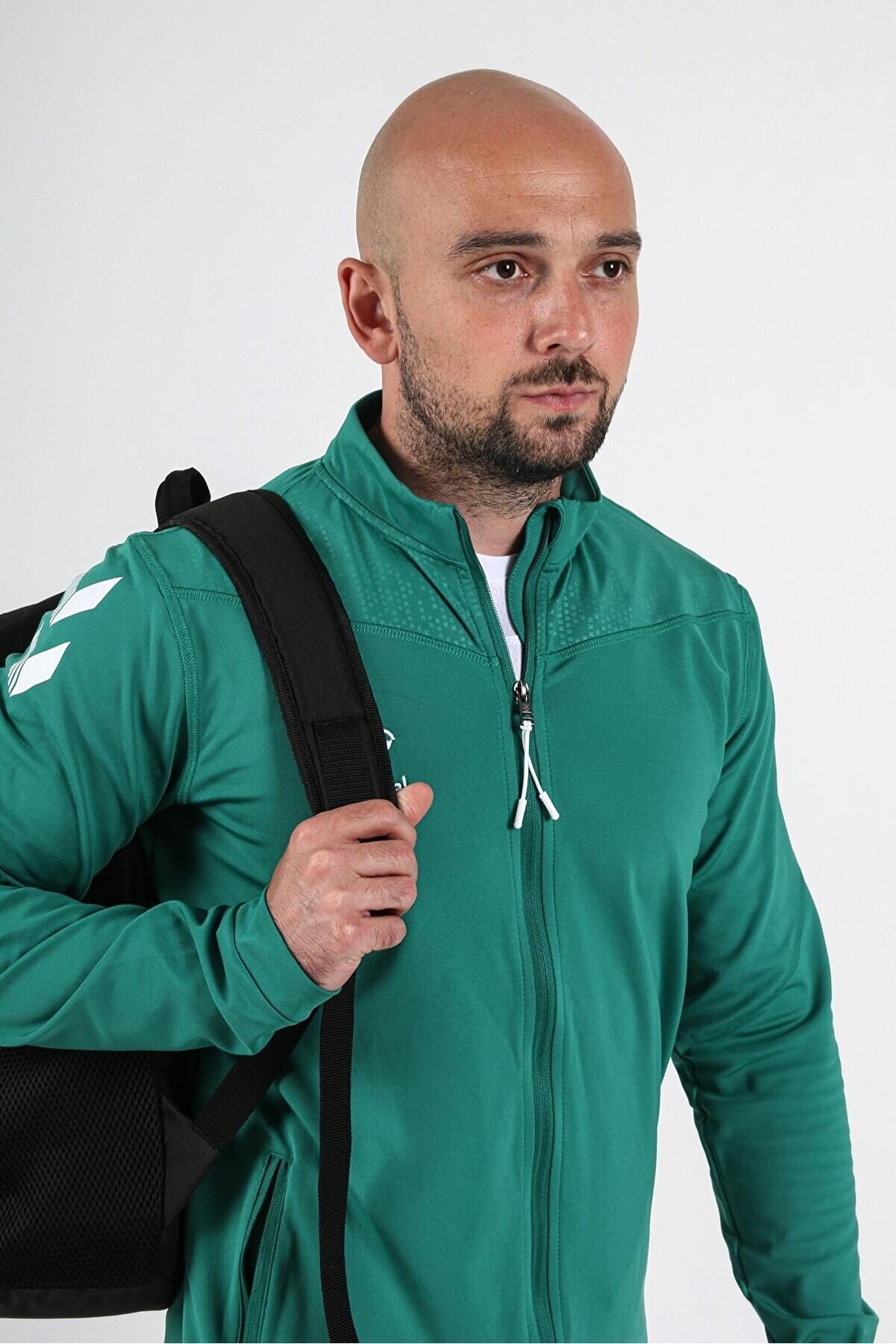 Hummel Oregon Kamp Eşofman Üstü Yeşi̇l