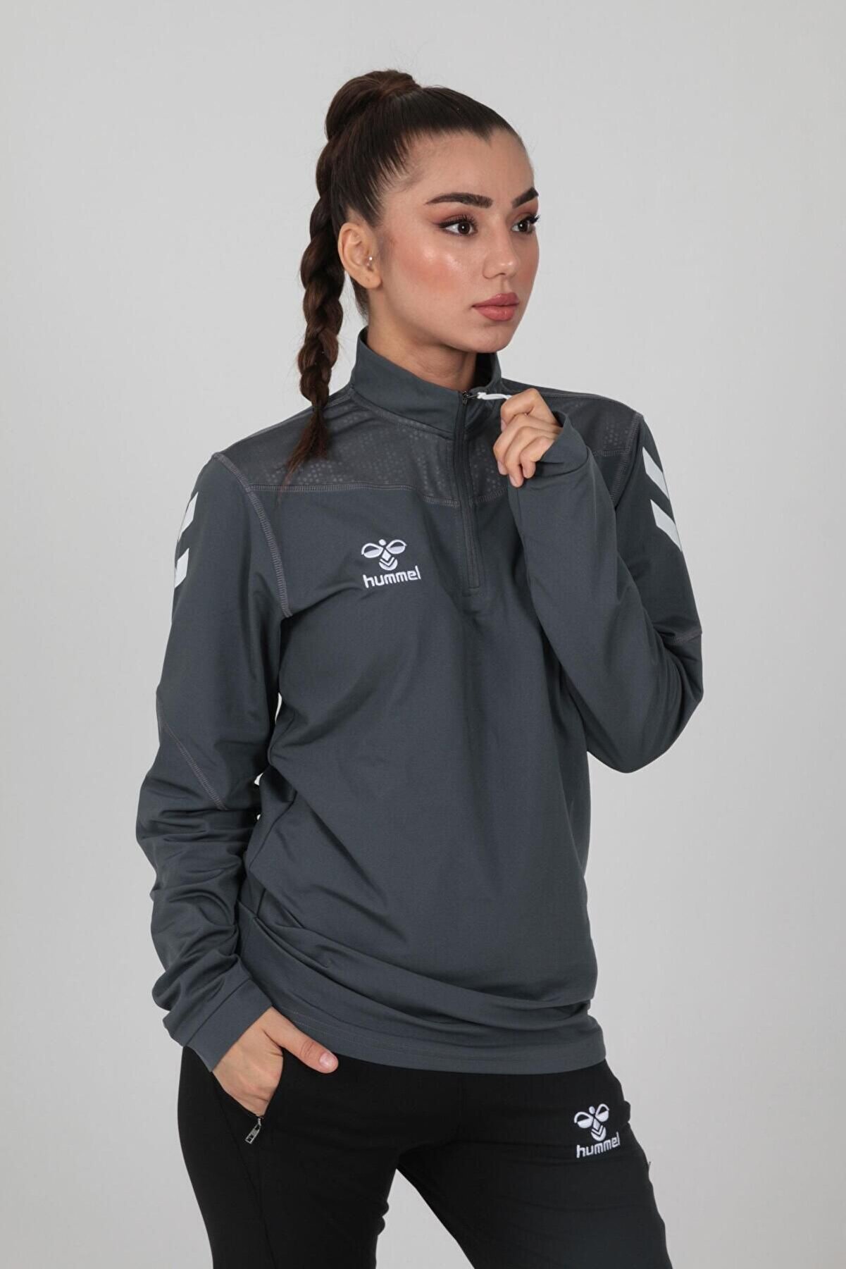 Hummel Oregon Antrenman Eşofman Üstü Antrasi̇t