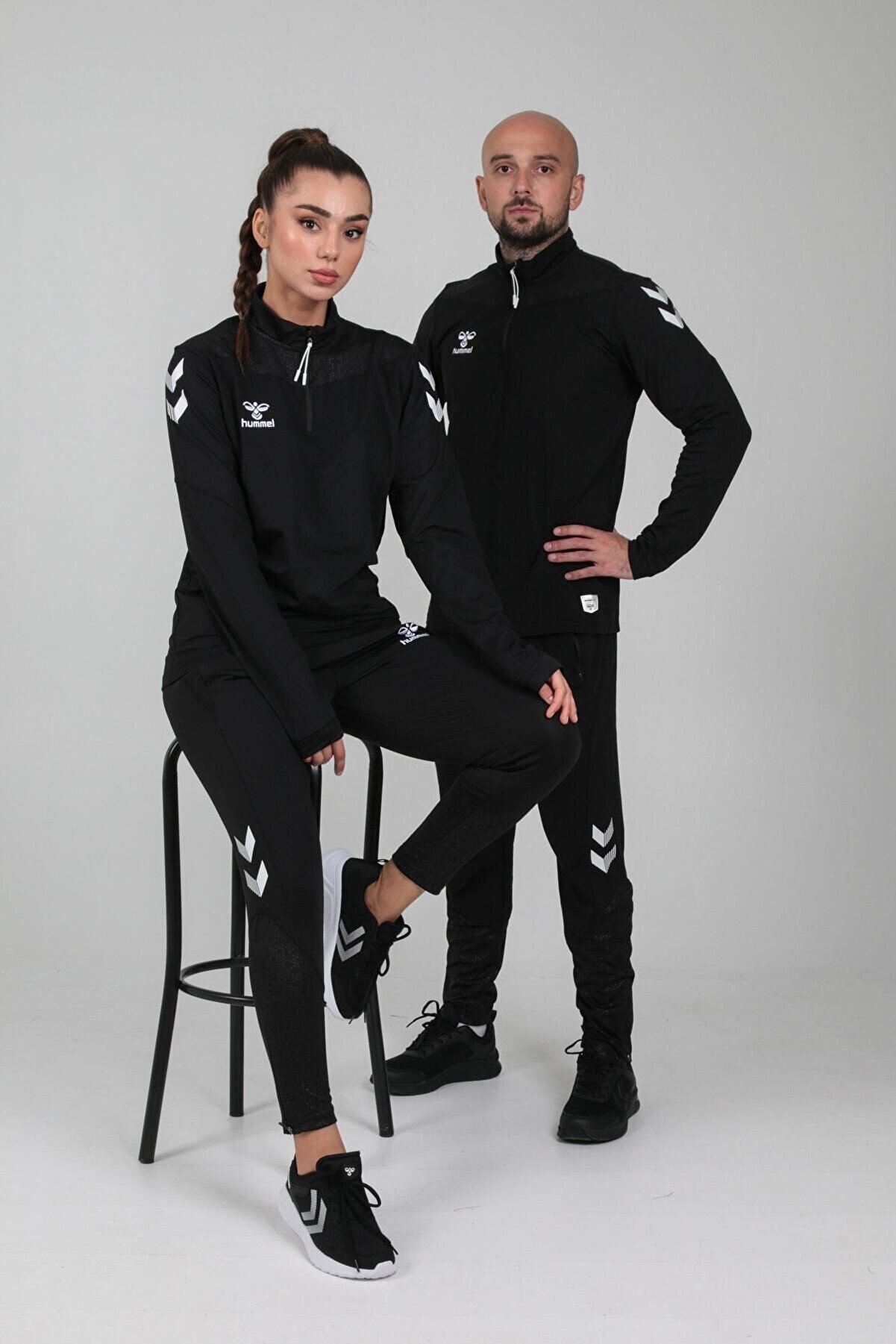 Hummel Oregon Antrenman Eşofman Üstü Si̇yah