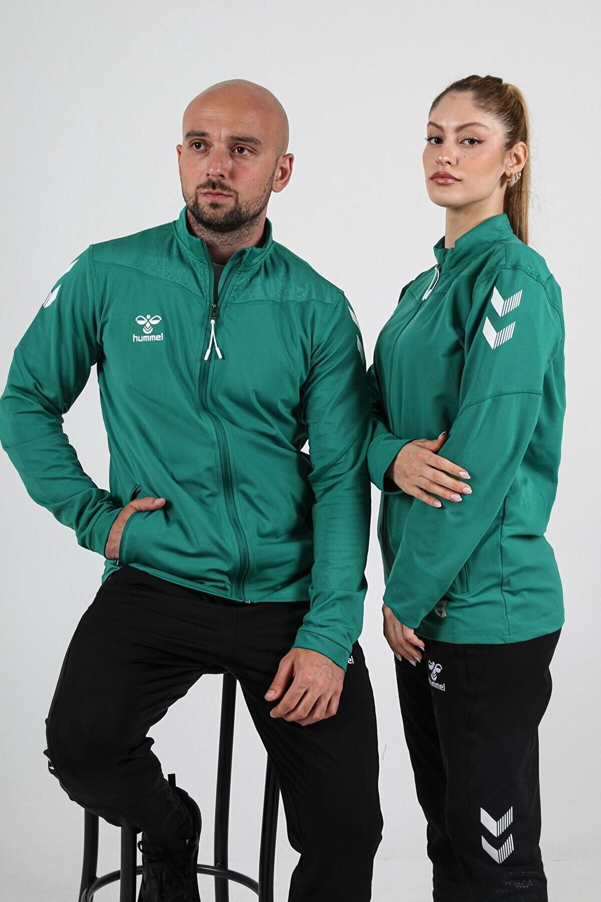 Hummel Oregon Kamp Eşofman Üstü Yeşi̇l