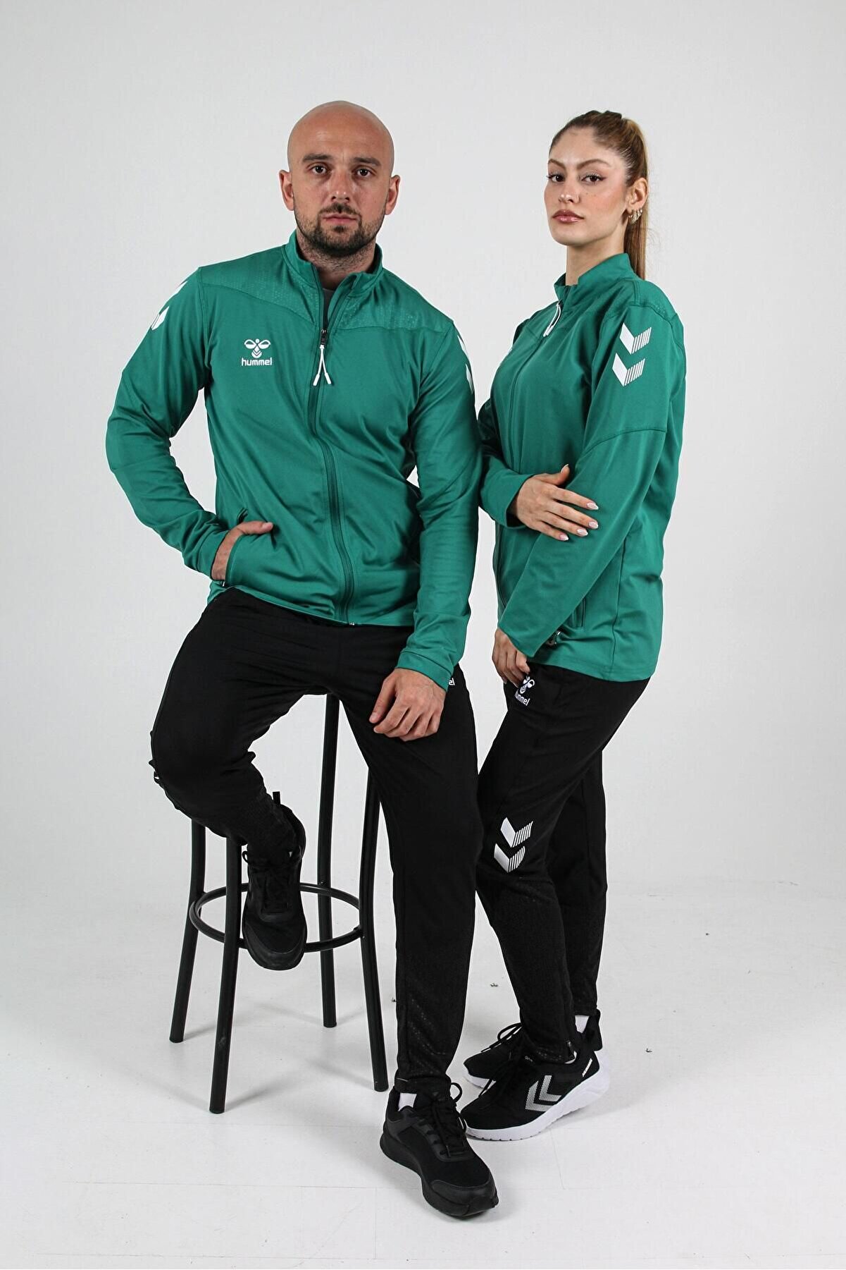 Hummel Oregon Kamp Eşofman Üstü Yeşi̇l