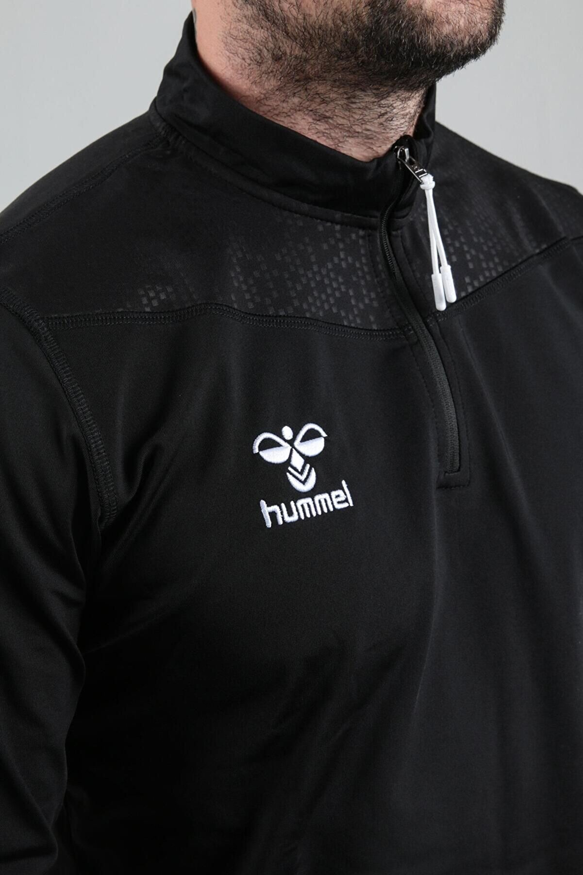 Hummel Oregon Antrenman Eşofman Üstü Si̇yah