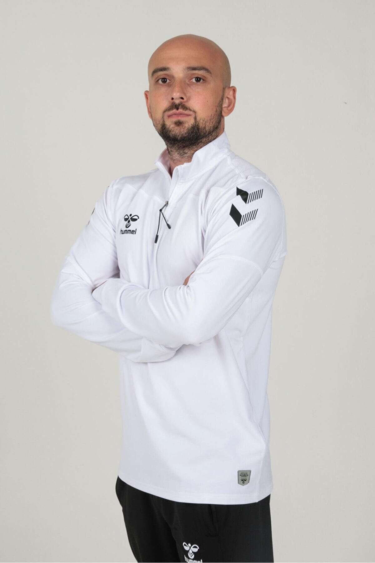 Hummel Oregon Antrenman Eşofman Üstü Beyaz
