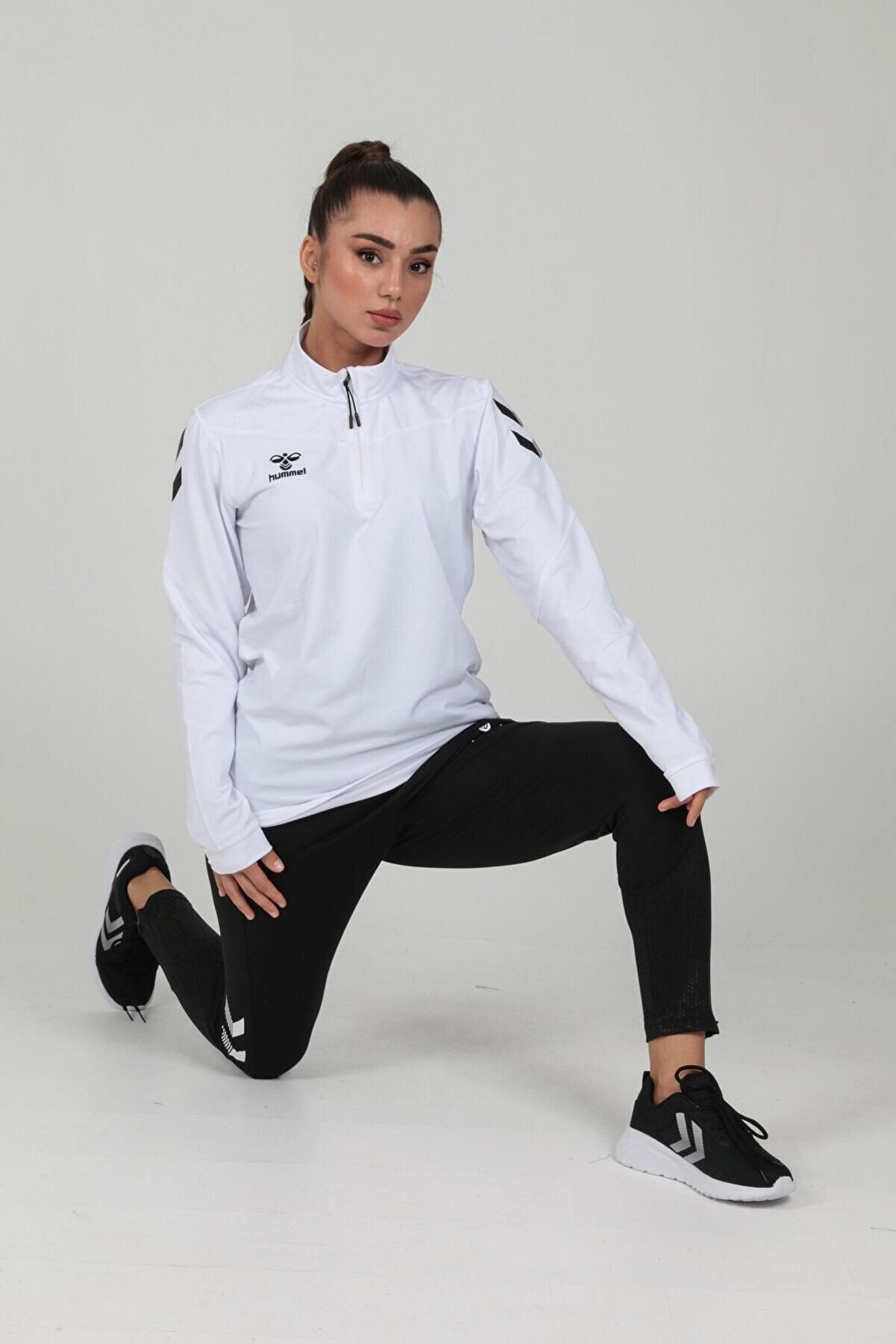 Hummel Oregon Antrenman Eşofman Üstü Beyaz