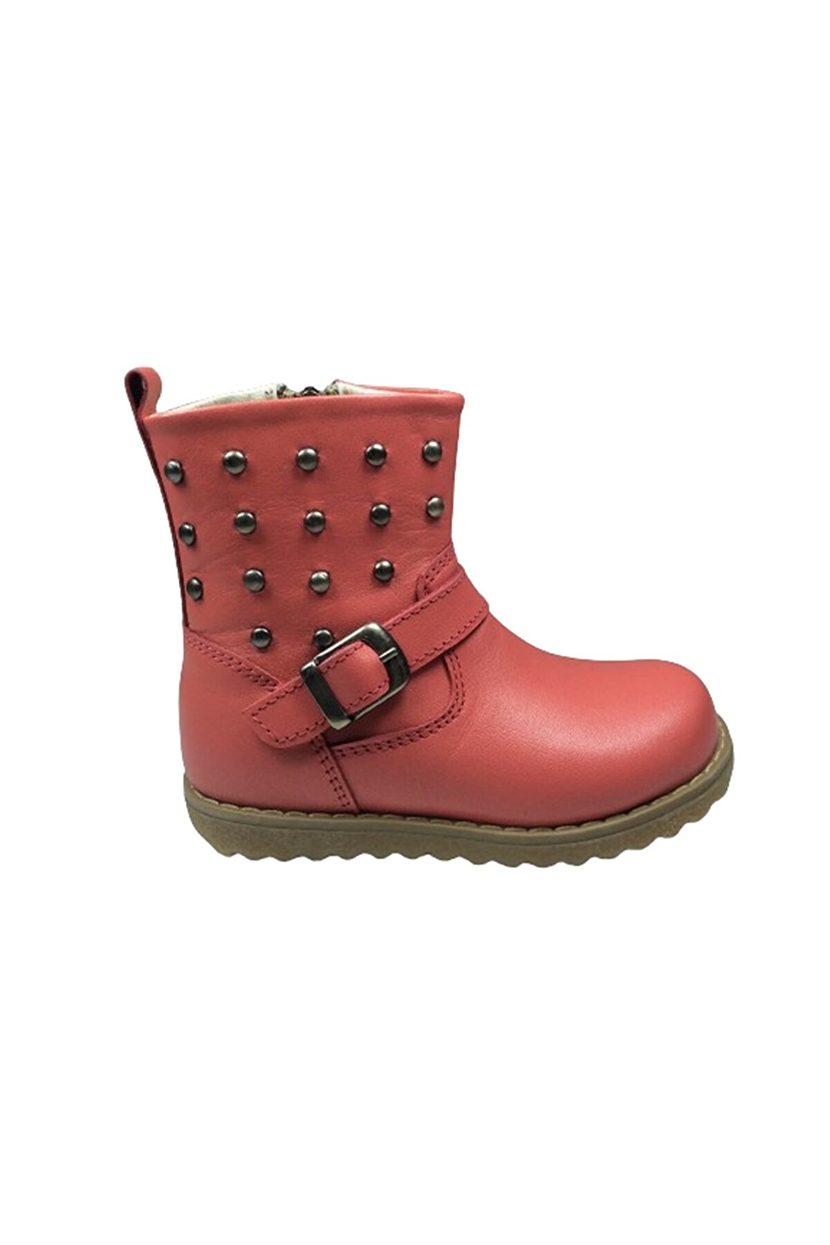 1005 Kız Çocuk Bot Mercan Troklu % 100 Deri̇ Ortopedi̇k Anatomi̇k 2143 Klt