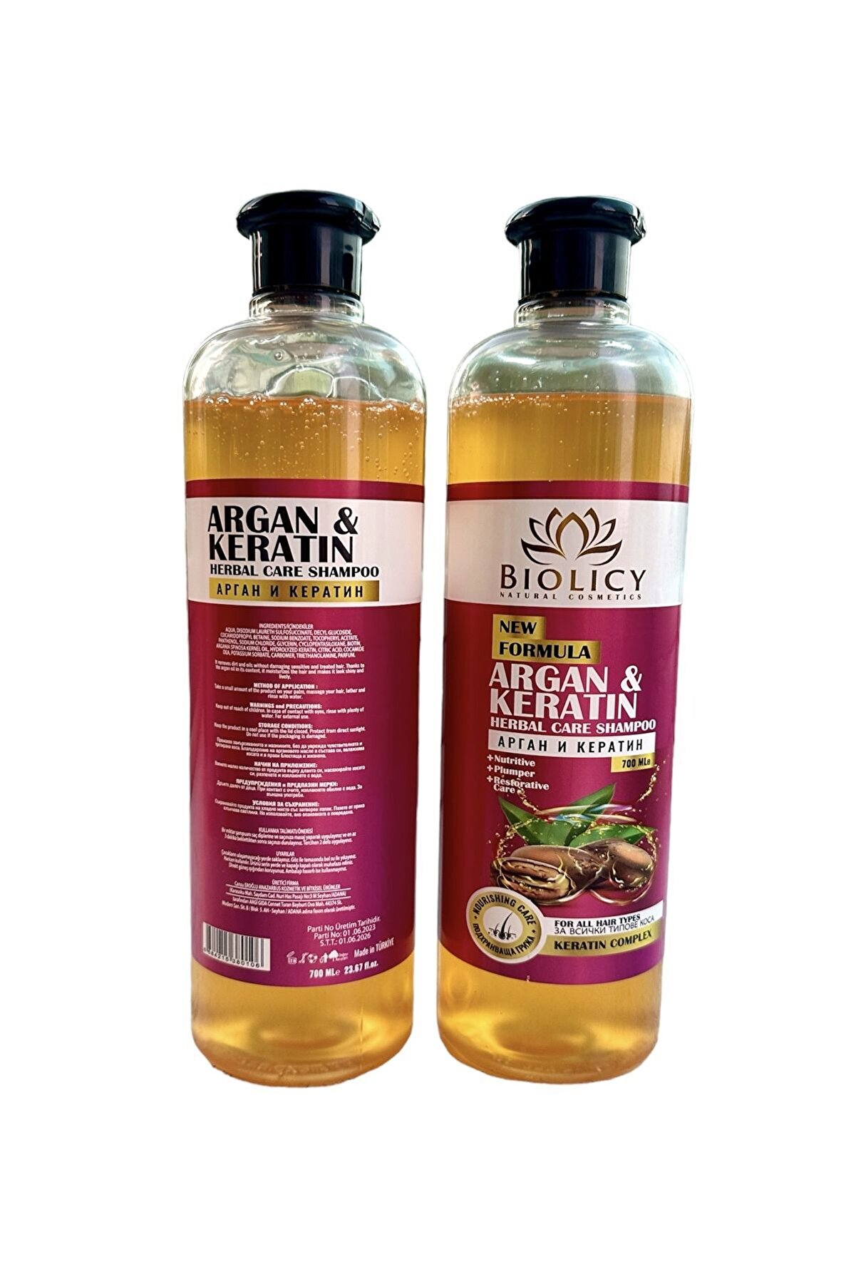 Bi̇oli̇cy Argan & Kerati̇n Şampuanı 700 Ml 1 +1