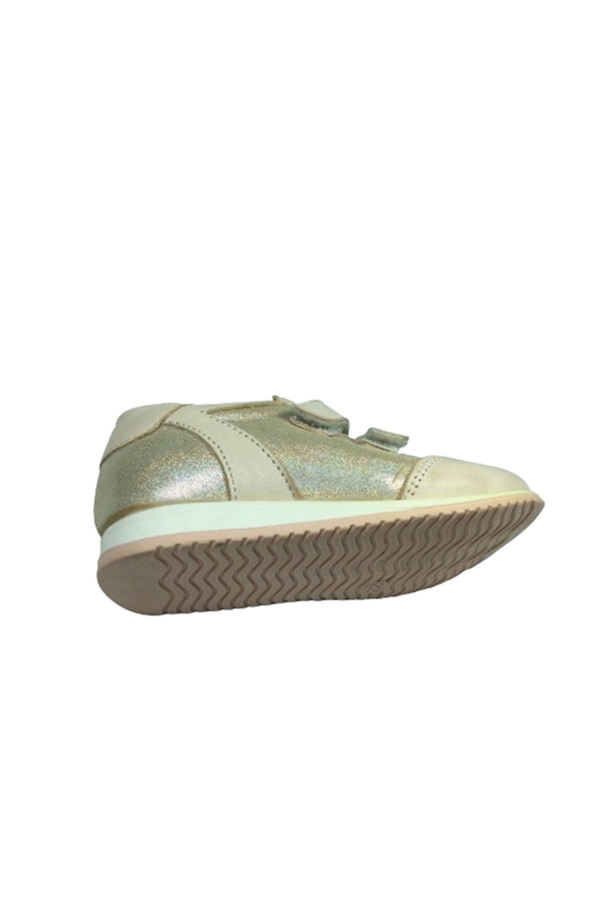 1005 Bebe Kız Çocuk Spor Ayakkabı Pudra Si̇mli̇ Cırtlı % 100 Deri̇
