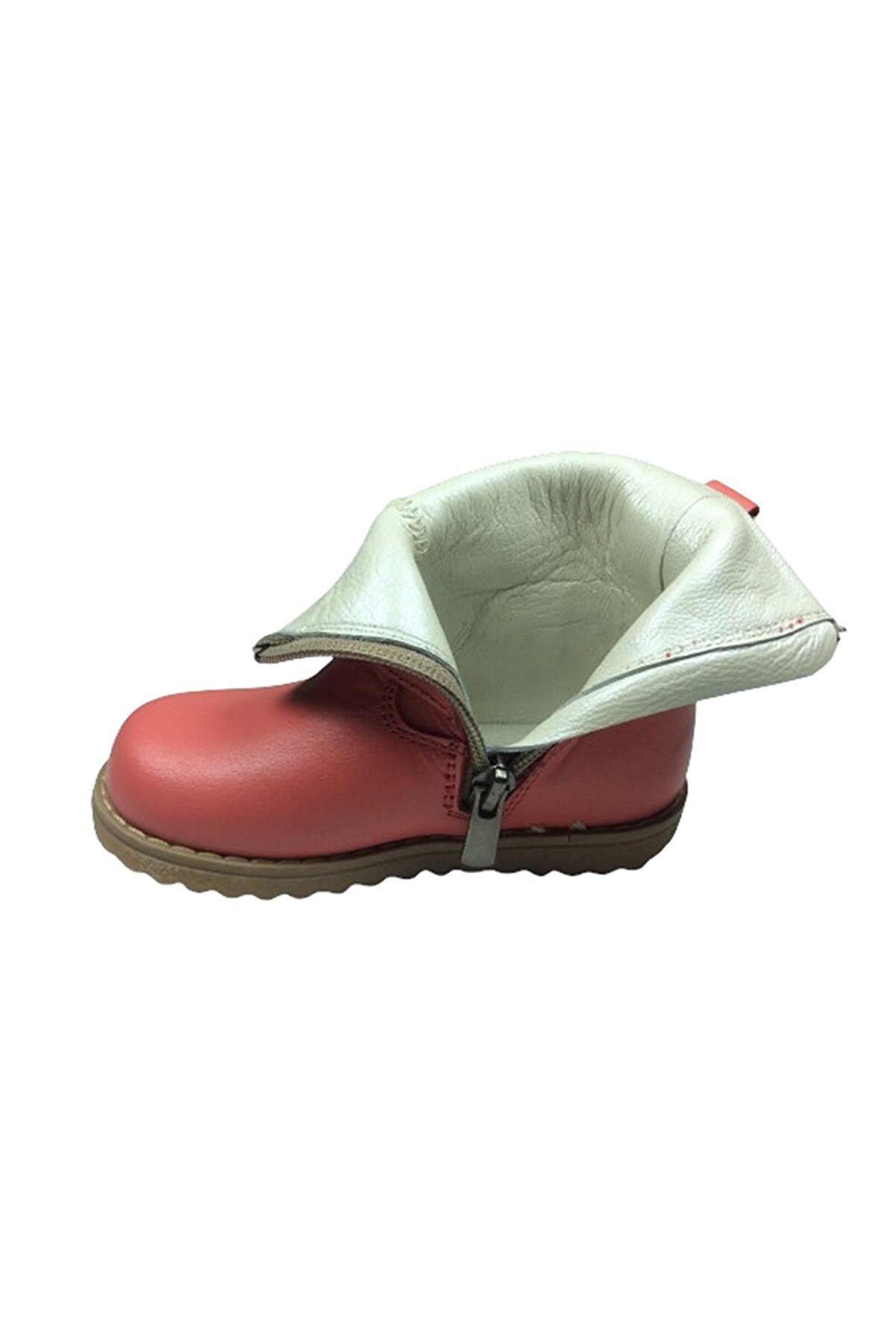 1005 Kız Çocuk Bot Mercan Troklu % 100 Deri̇ Ortopedi̇k Anatomi̇k 2143 Klt