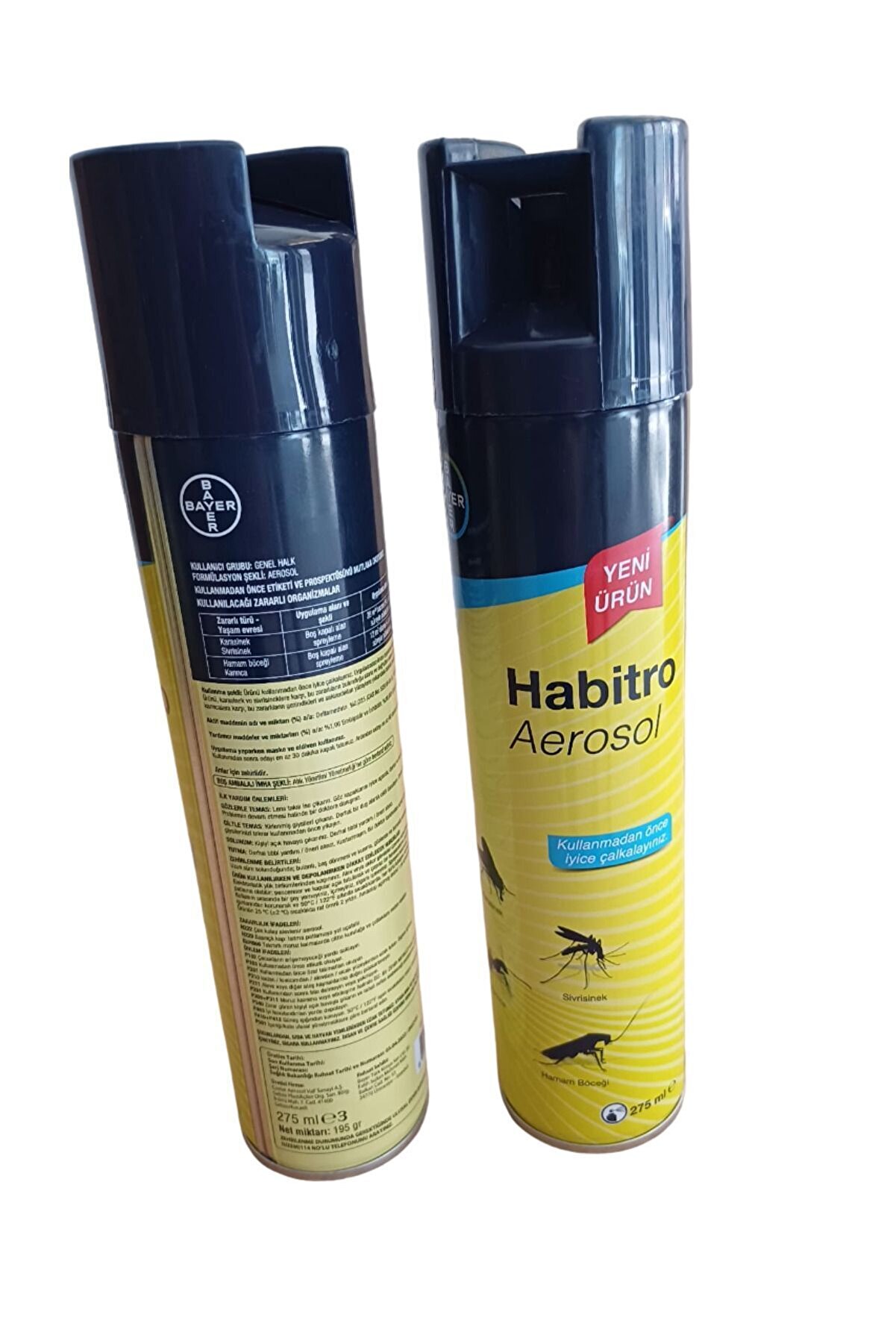 Bayer Habi̇tro Aerosol 275 Ml X 2 Adetli̇ Yeni̇ &Uuml;r&uuml;n