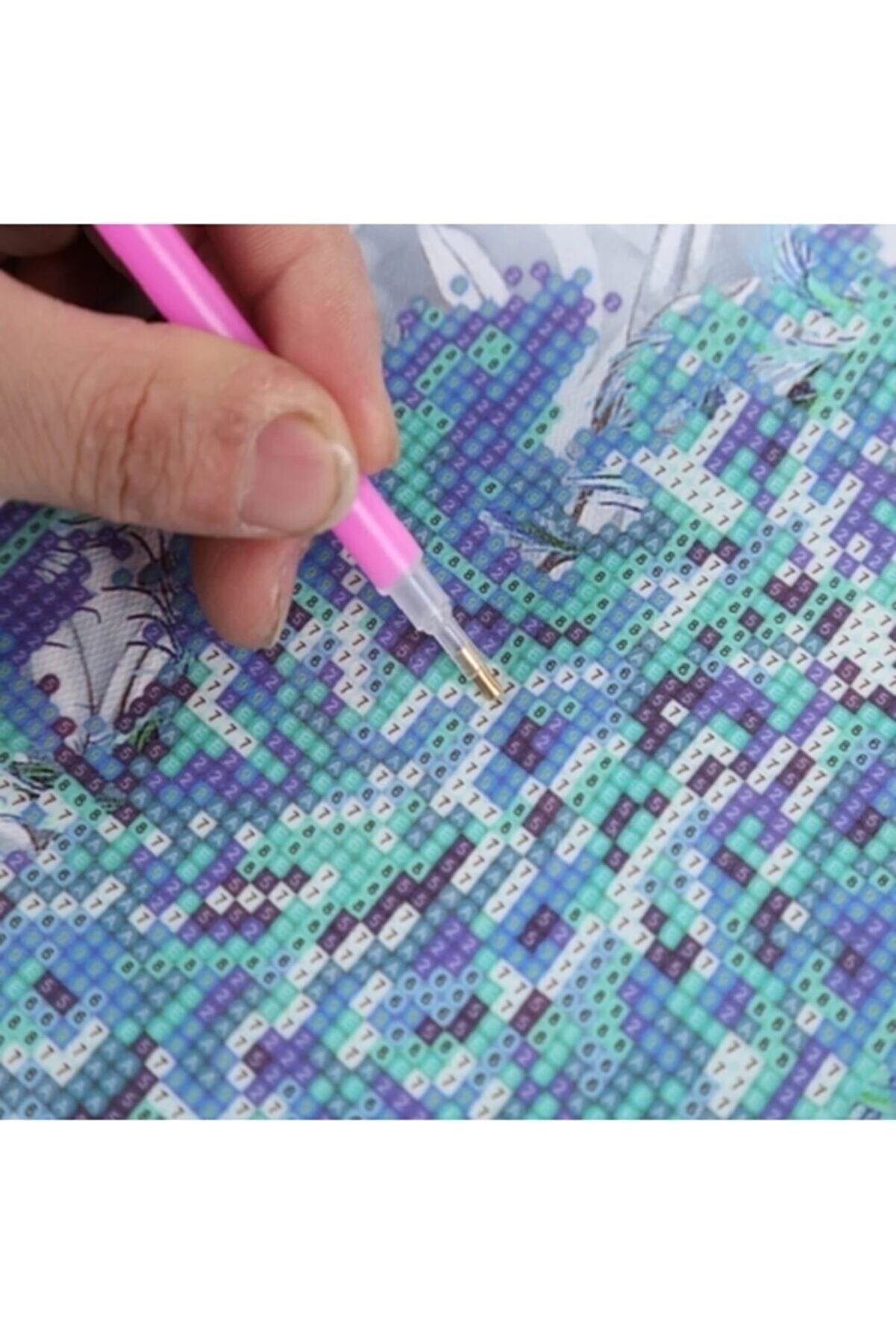 Hondep 5D Elmas Boyama – Kaplumbağa Terbi̇yeci̇si̇ | 40X50 Cm - Tuvale Geri̇li̇ Di̇amond Pai̇nti̇ng Mozai̇k Tablo