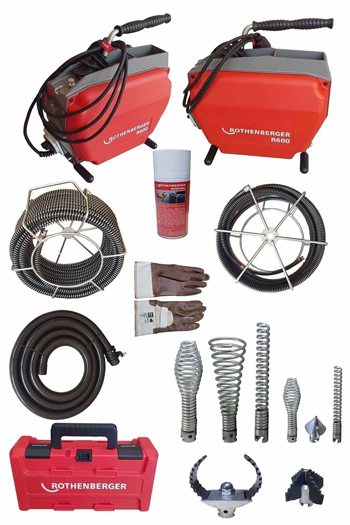 Rothenberger R600 Profesyonel Kanal Gi̇der Açma Maki̇nesi̇