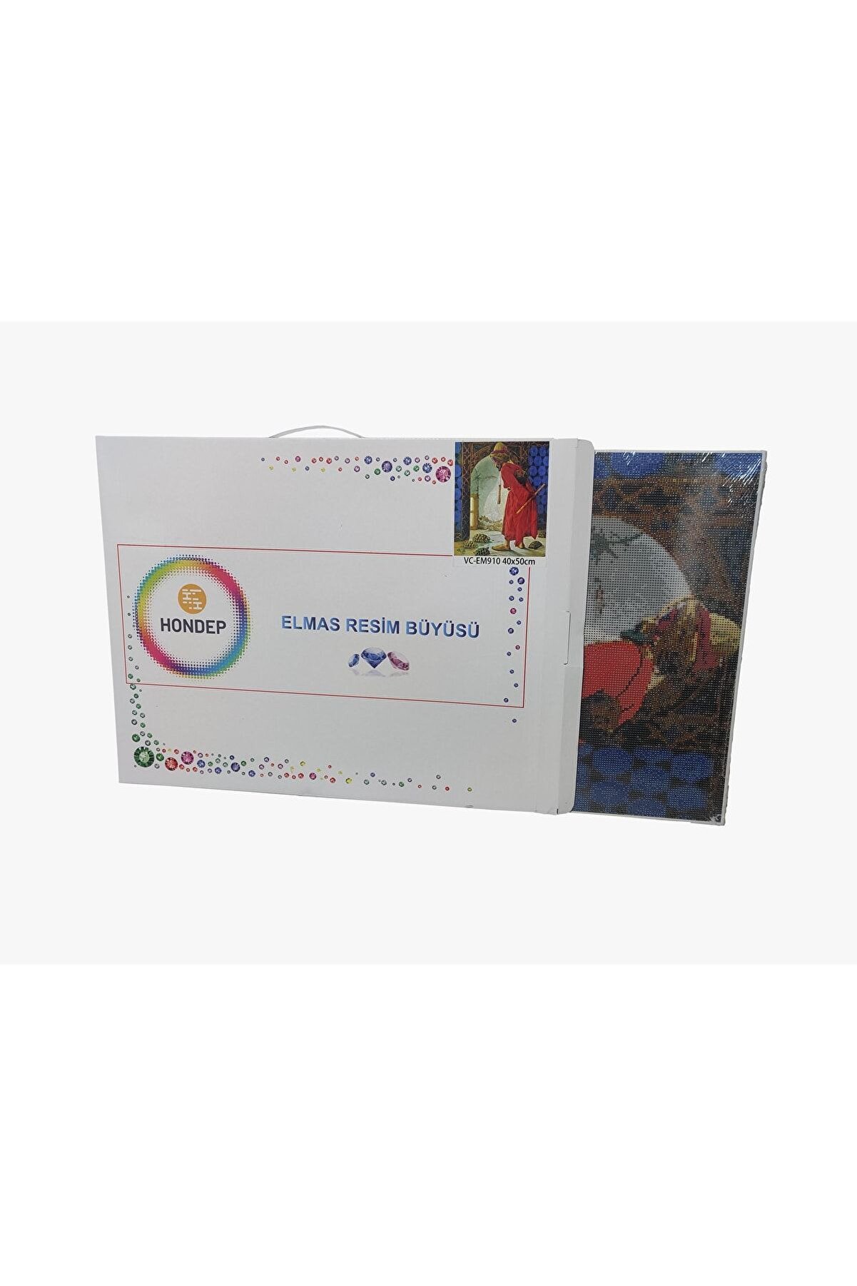 Hondep 5D Elmas Boyama – Kaplumbağa Terbi̇yeci̇si̇ | 40X50 Cm - Tuvale Geri̇li̇ Di̇amond Pai̇nti̇ng Mozai̇k Tablo