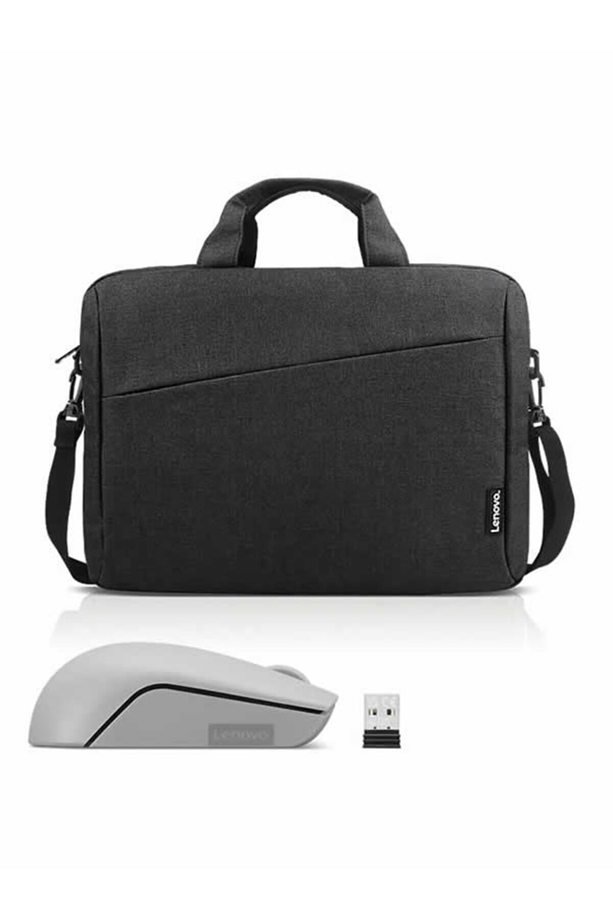 Lenovo 300 Kablosuz Mouse & Lenovo T210 Notebook Çanta