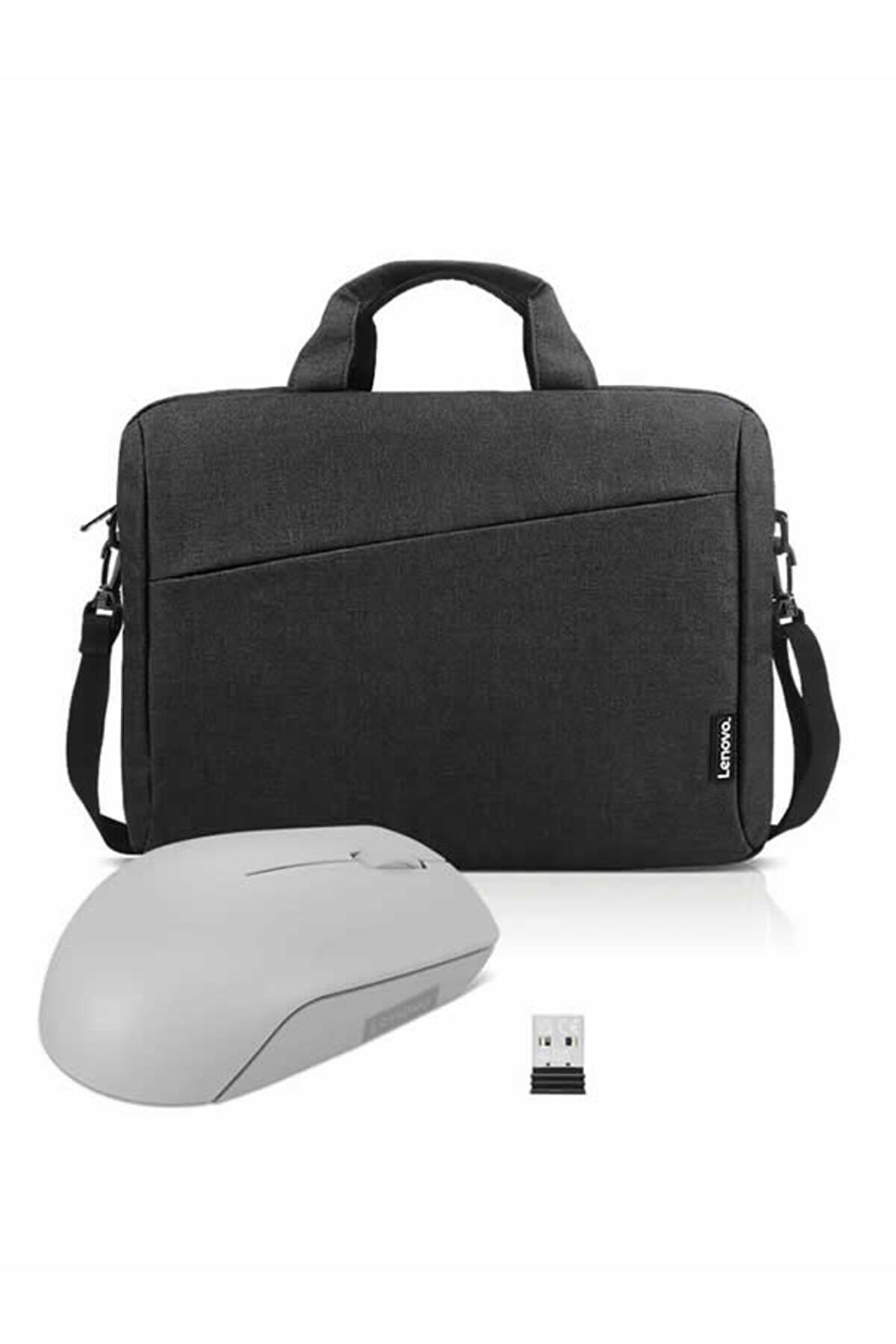 Lenovo 300 Kablosuz Mouse & Lenovo T210 Notebook Çanta