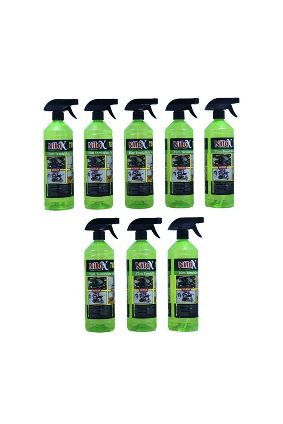 Ni̇lox &Ccedil;ok Ama&ccedil;lı Yağ Ki̇r Leke &Ccedil;ıkarıcı 1 Lt*8 Adet