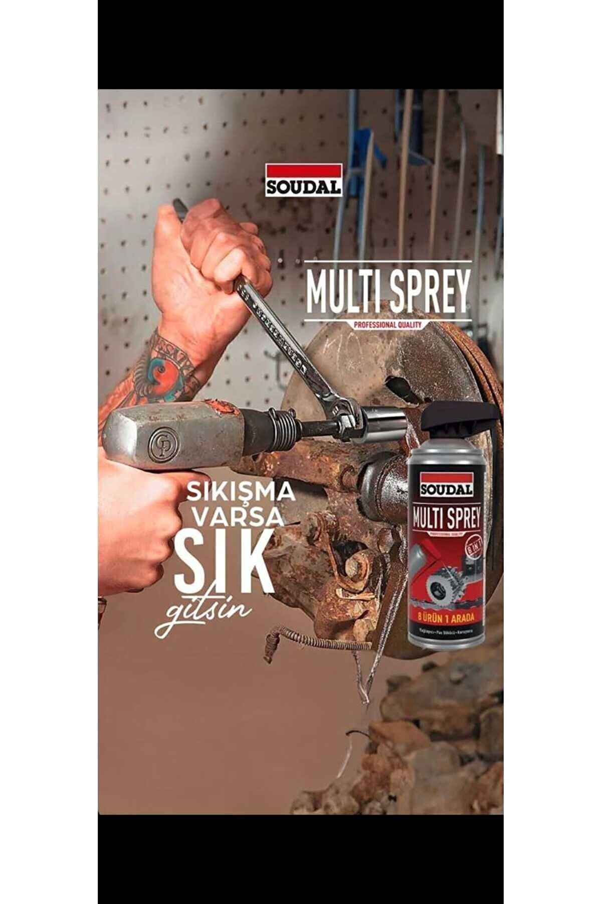 Multi̇ Sprey Yağlayıcı-Pas Sökücü 400 Ml (1 Koli̇ 24 Adet)