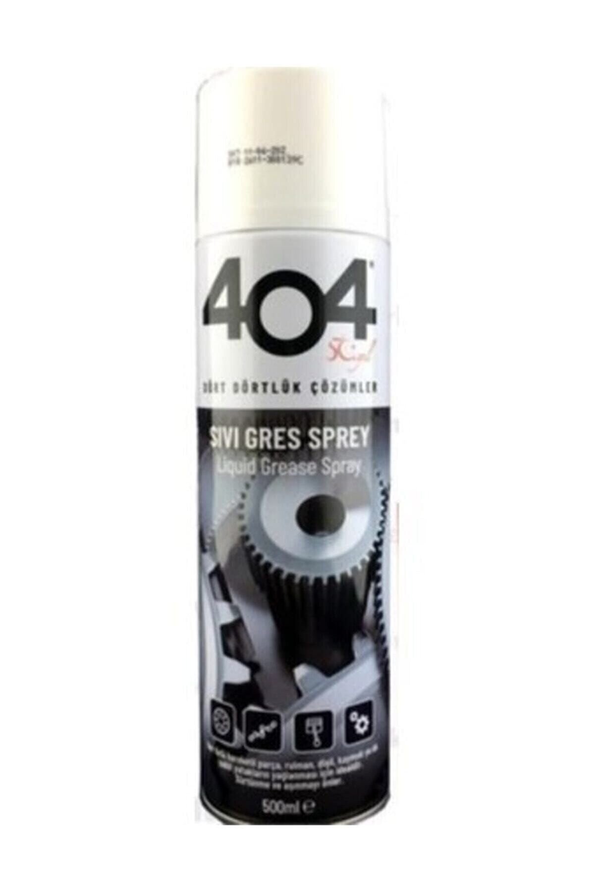404 Kimya 404 Sıvı Gres Yağı Sprey 400 Ml. 20 Adet (1KOLİ)