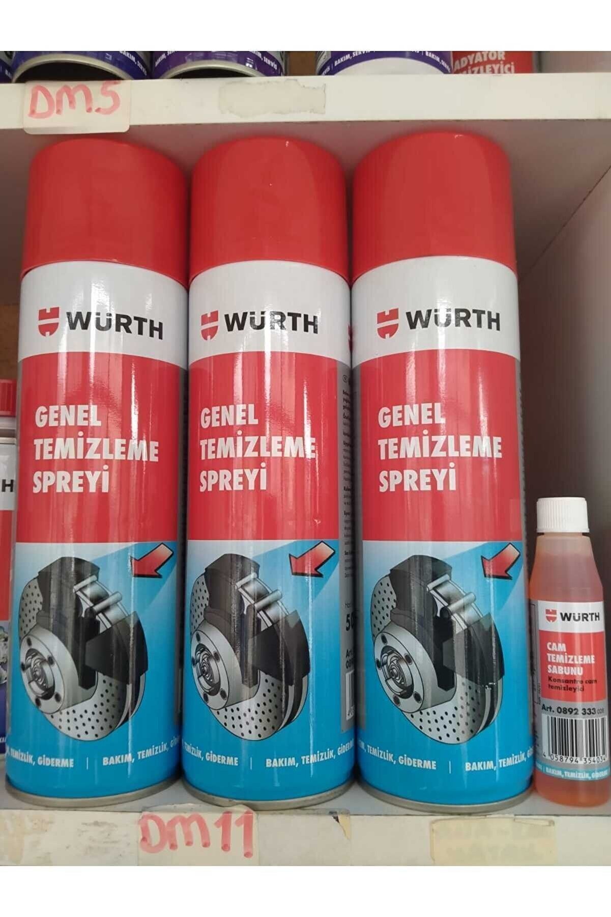 Genel Temi̇zleme Spreyi̇ 500 Ml 3 Adet Ve Cam Temi̇zleme Sabunu 32 Ml