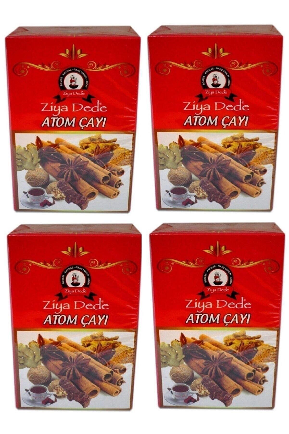 Zi̇ya Dede Atom Çayı Kutulu 4 Adet