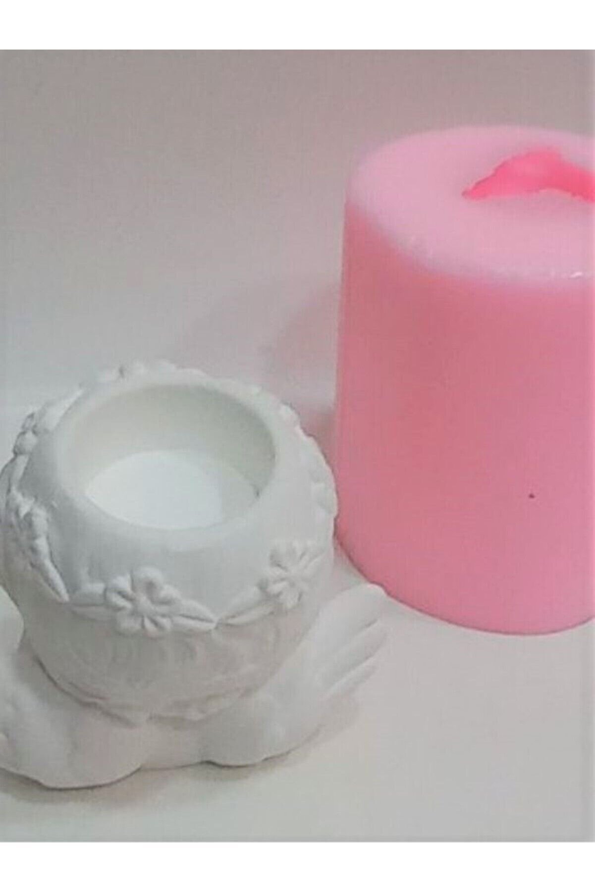 Kalıpcınızburada Melek Mumluk Si̇li̇kon Kalıp - K5565