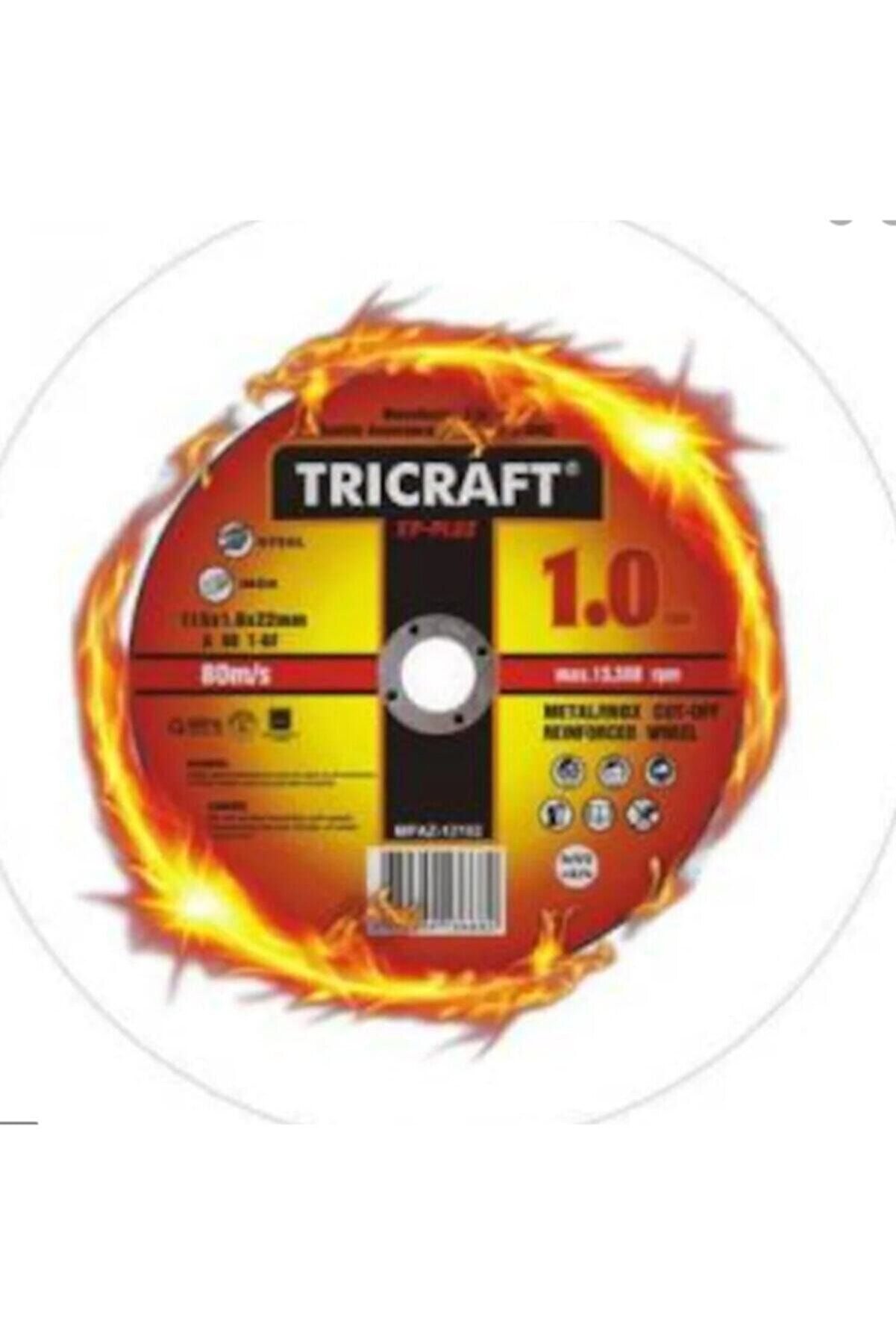 10 Adet Trıcraft 115X1X22.23 Mm Inox Kesi̇ci̇ (Meşem-3301) 10 Adet