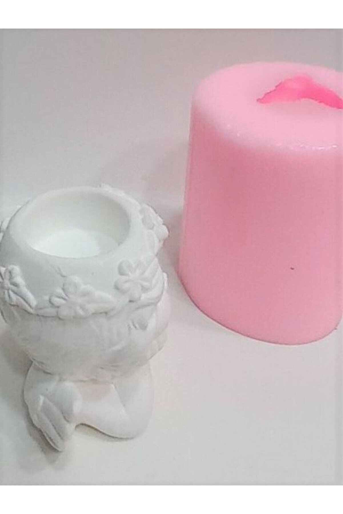 Kalıpcınızburada Melek Mumluk Si̇li̇kon Kalıp - K5565