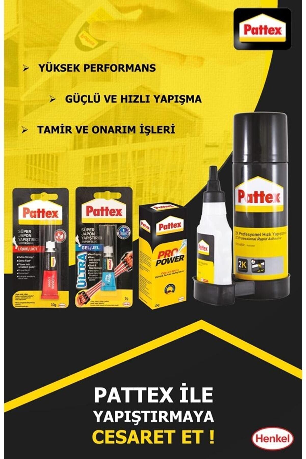 Pattex Ultra Jel Süper Güçlü Japon Yapıştırıcı 3 Gr