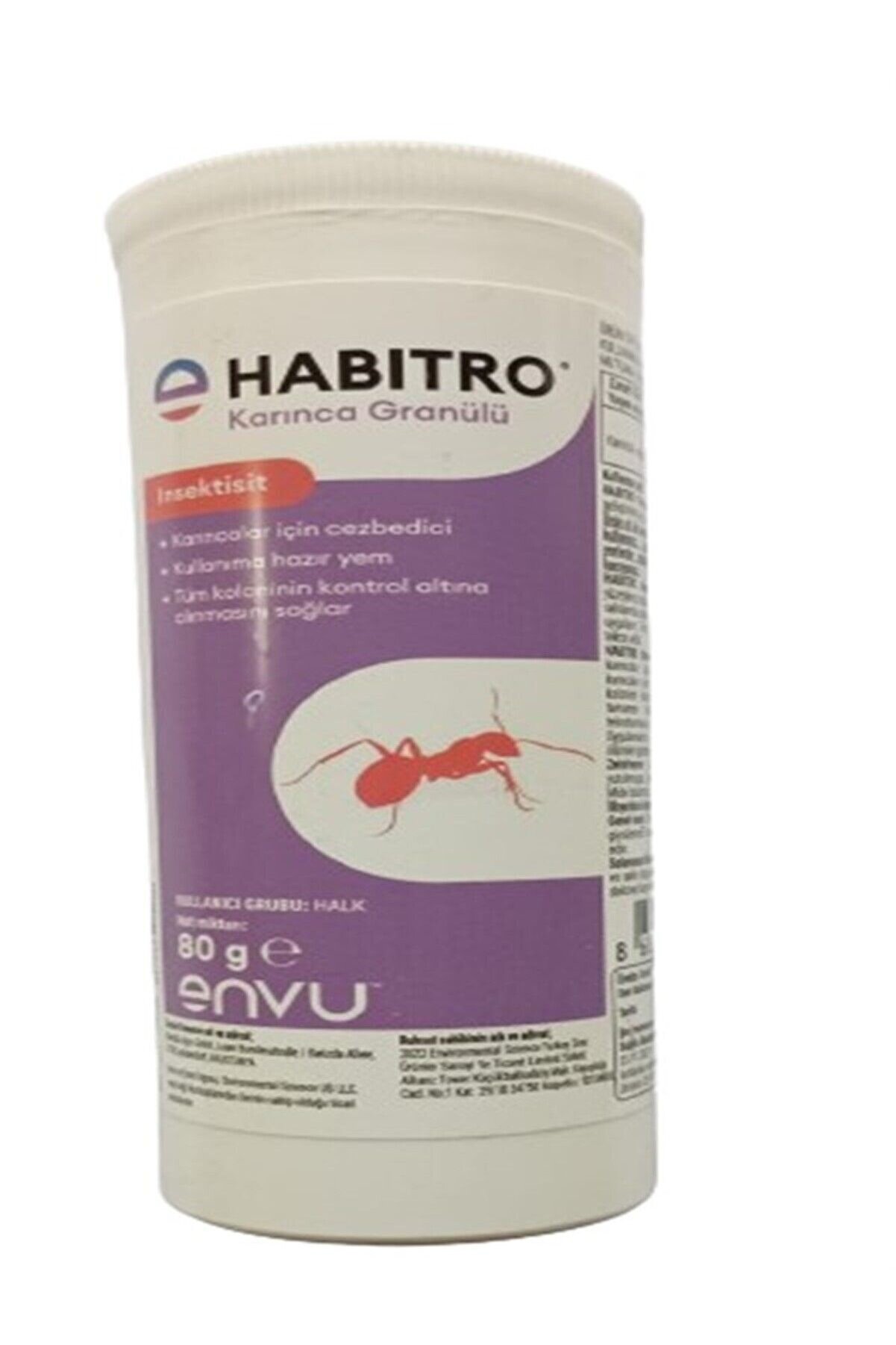 Bayer Habi̇tro Karınca Gran&uuml;l&uuml; 80 Gr Yeni̇ &Uuml;reti̇m (Karınca M&uuml;cadelesi̇ I&ccedil;i̇n)