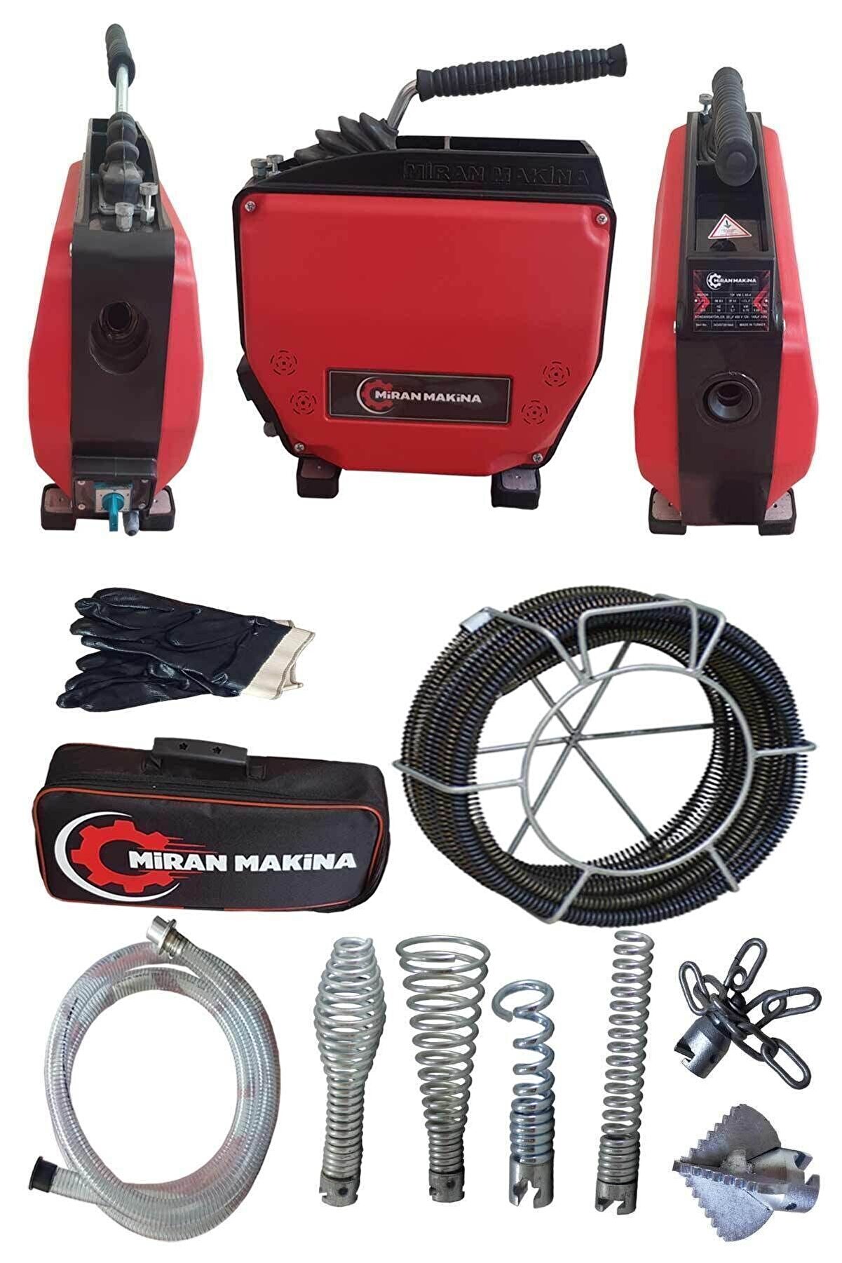 Mi̇ran Kanal Açma Maki̇nesi̇ 16 Mm Set