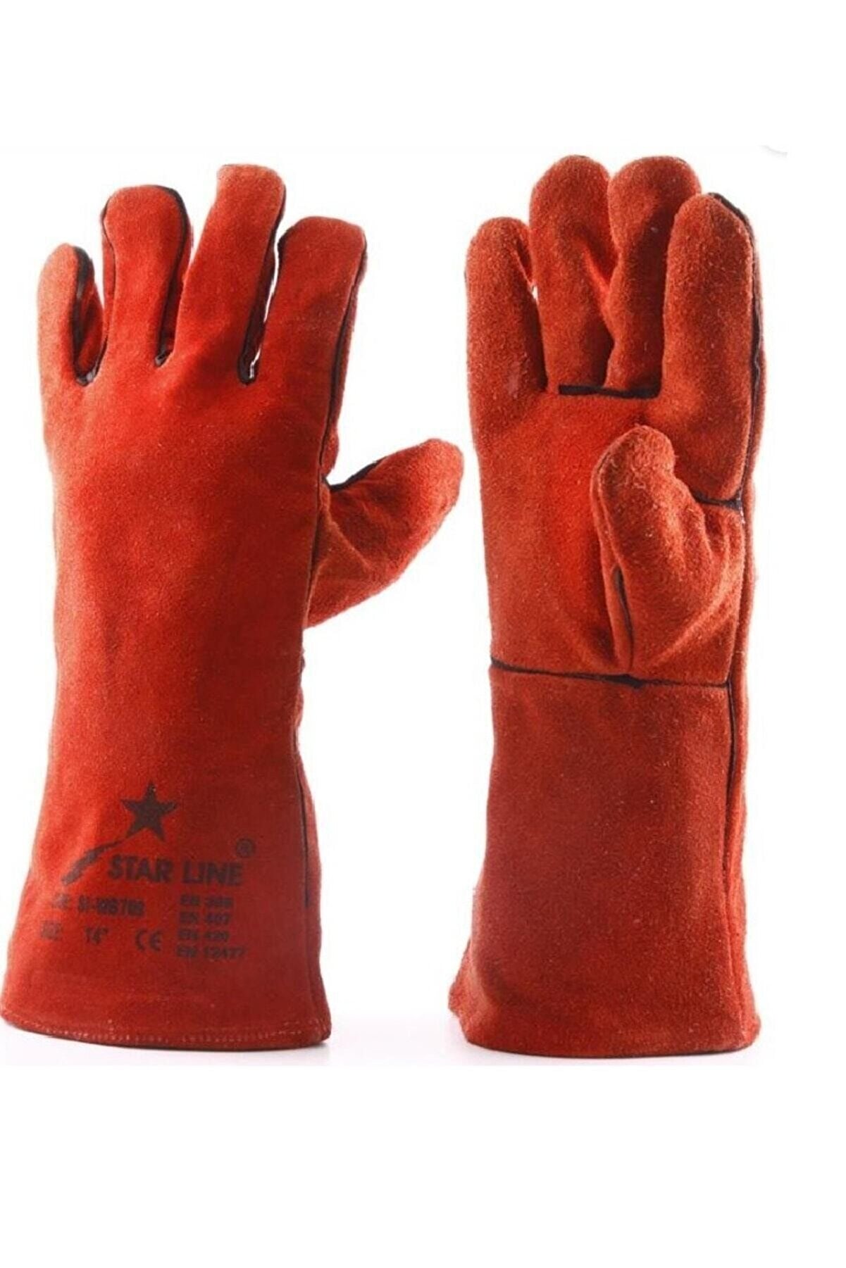 Labor Marka Otomati̇k Kararan Kaynak Maskesi̇ Kırmızı Kaynakçı Eldi̇veni̇